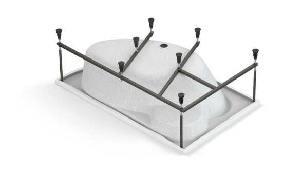 Рама д/ванны: Kaliope 170 NEW метал. в комплекте со сборочным пакетом, Сорт1