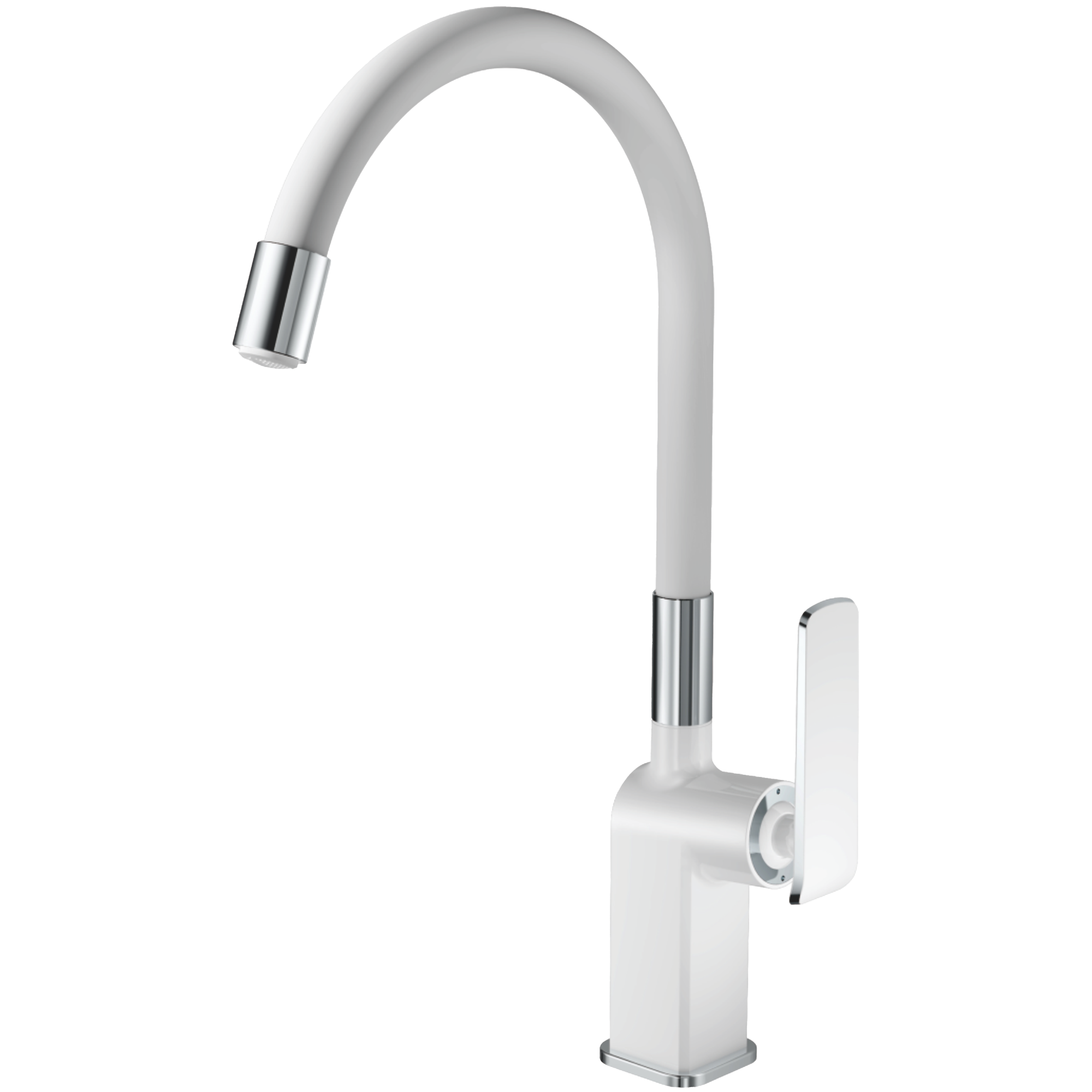 Смеситель для кухни Haiba HB 73548-8, белый