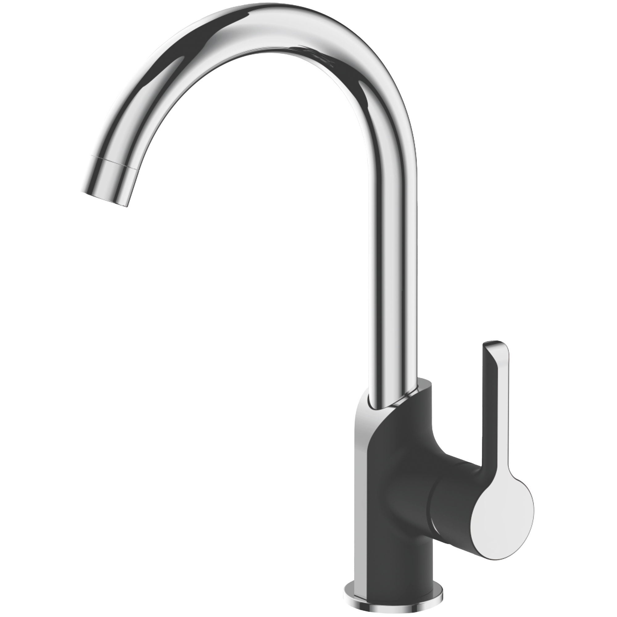 Смеситель для кухни Haiba HB 70805-7, черный