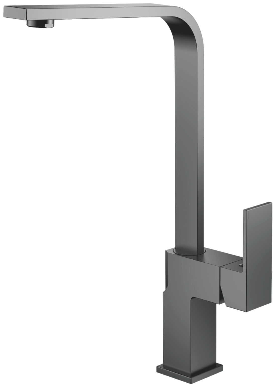 Смеситель для кухни, латунь, оружейная сталь B70613-3