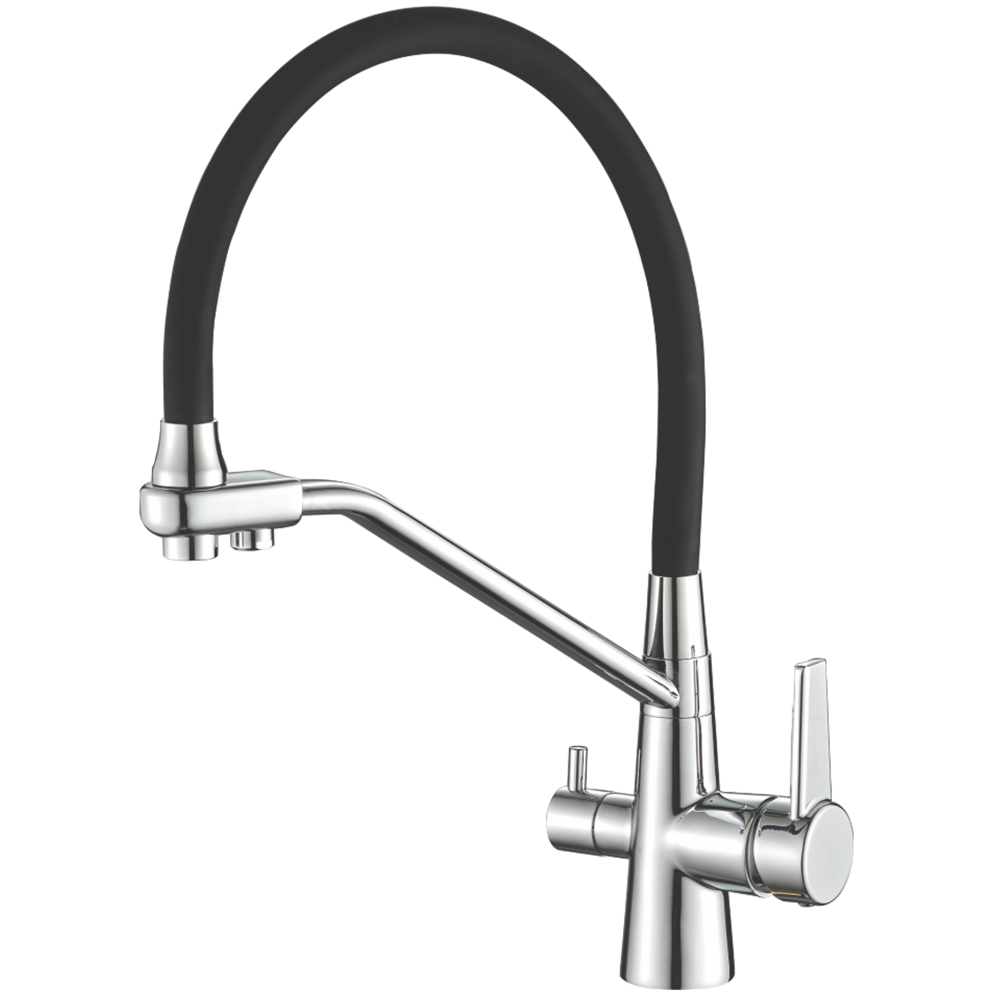 Смеситель для кухни Haiba HB 76855, хром