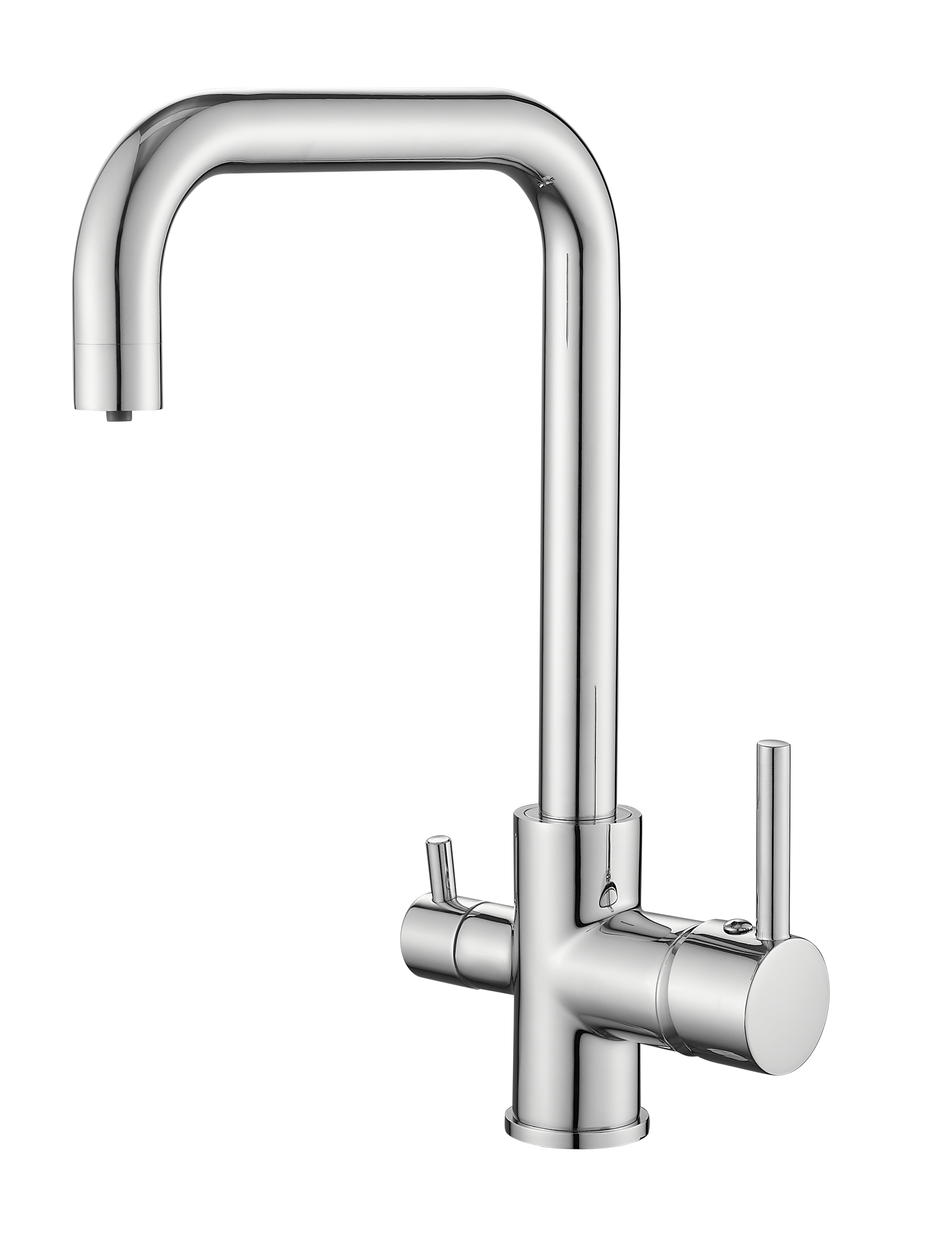 Смеситель для кухни с подключением фильтра, латунь, хром B76802