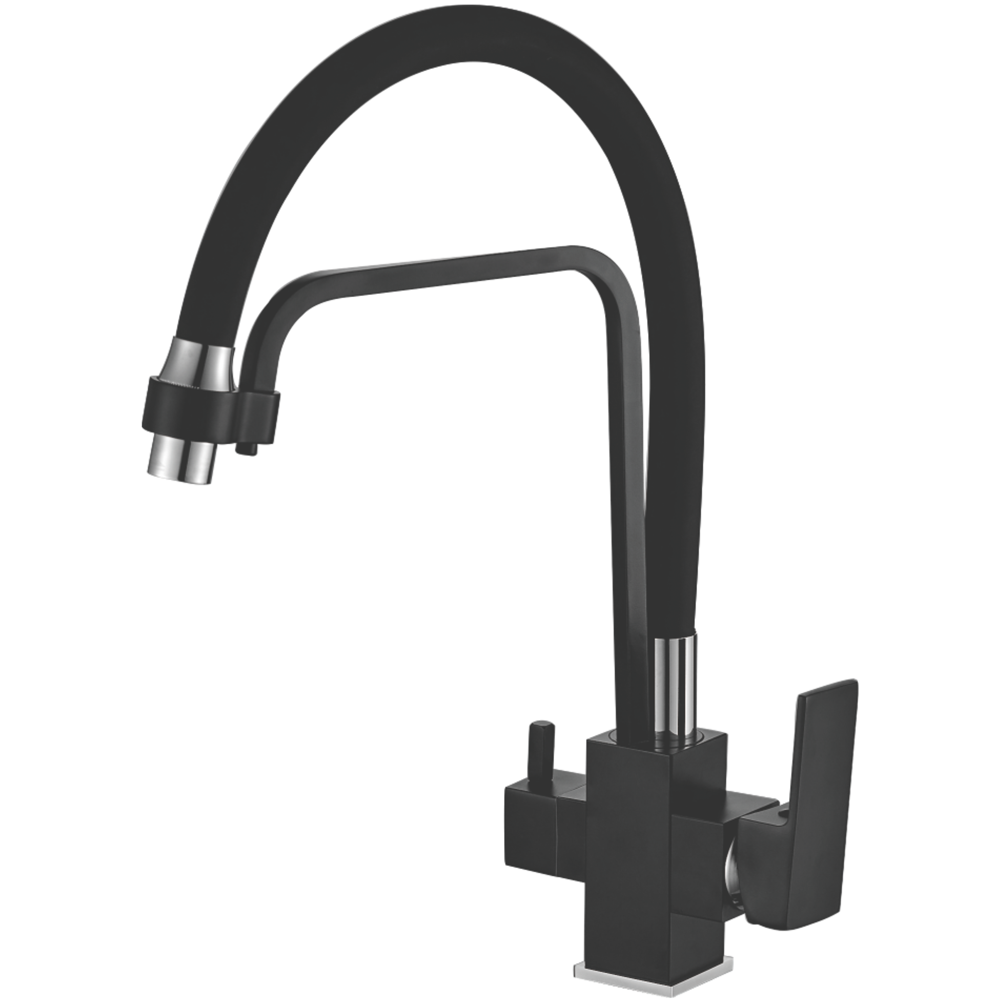 Смеситель для кухни Haiba HB 76857, черный