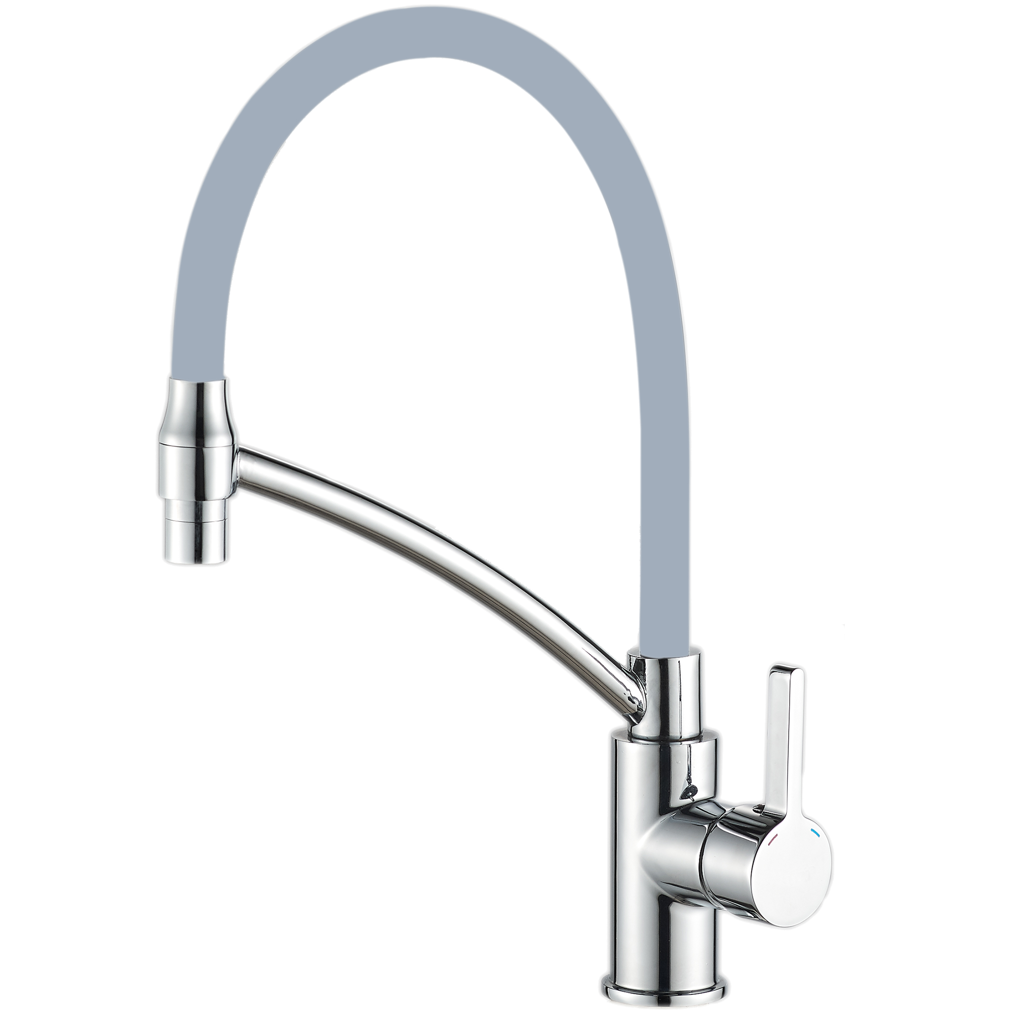 Смеситель для кухни Haiba HB 73643-3, серый