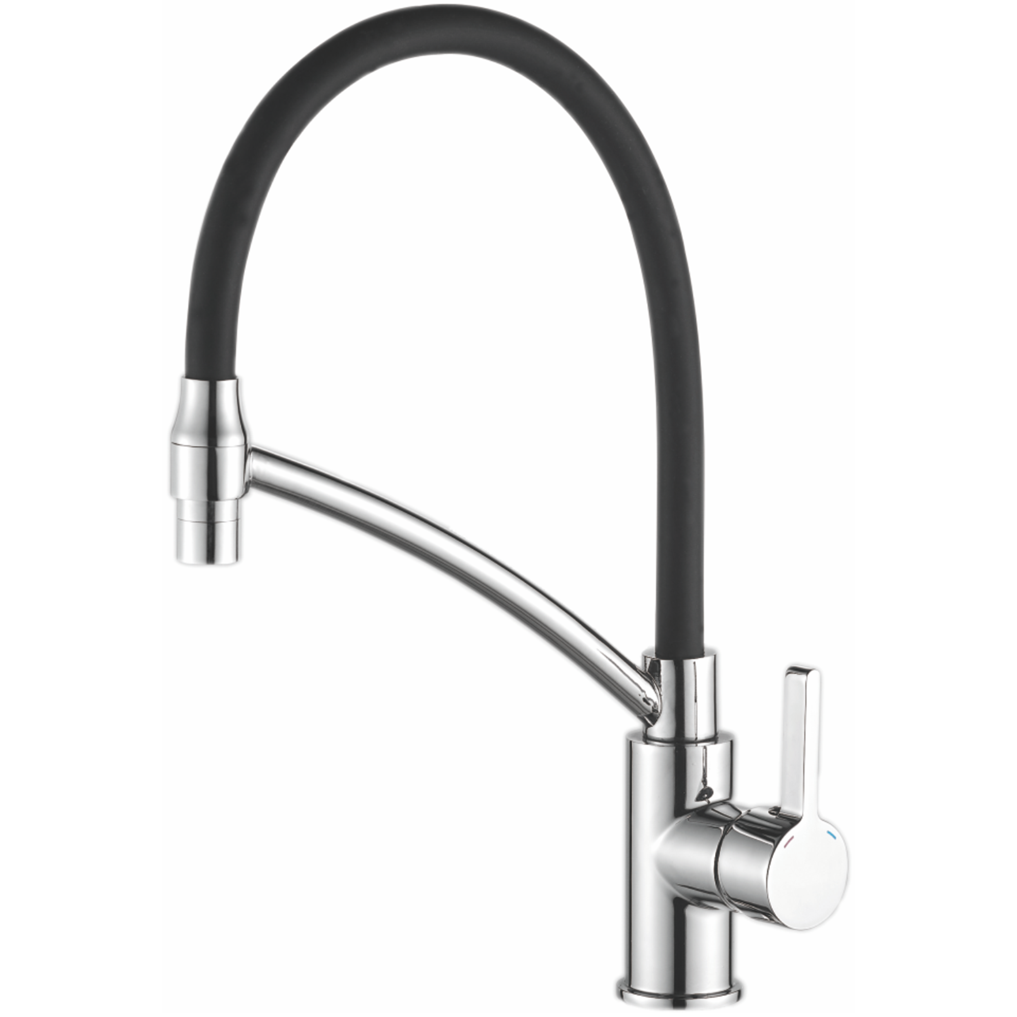 Смеситель для кухни Haiba HB 73643-7, черный