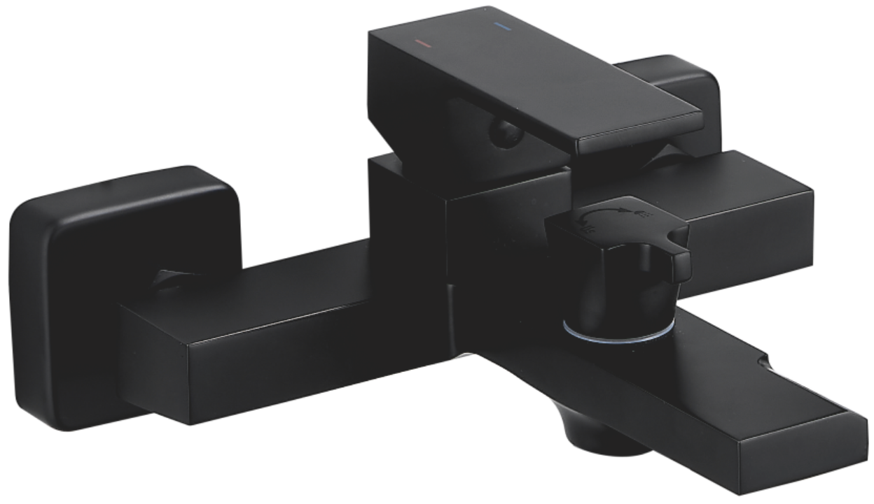 Смеситель для ванны чёрный, B60613-7