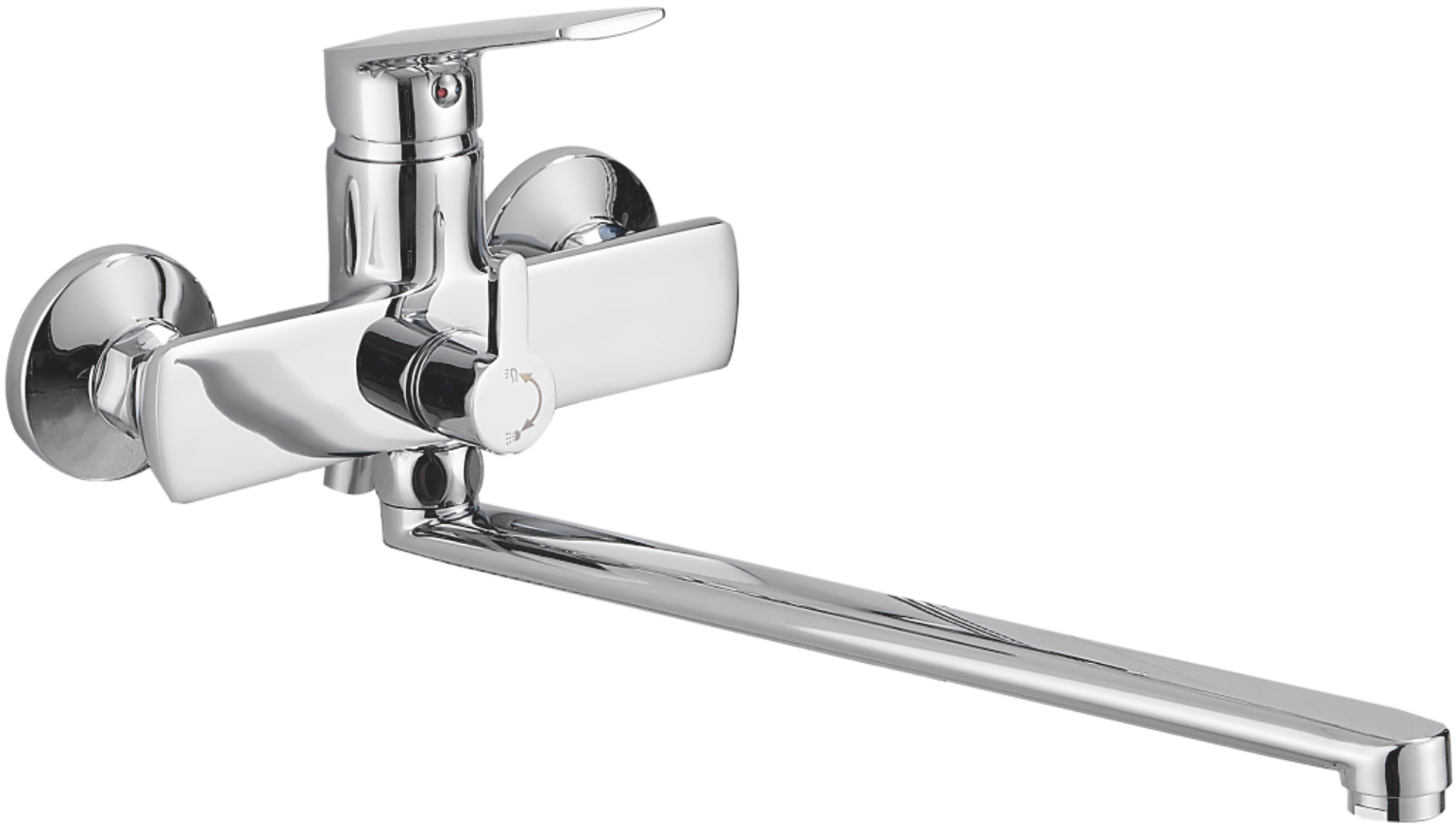 Смеситель для ванны, латунь, хром, B22533