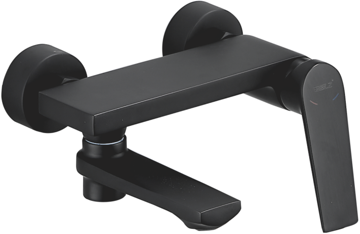 Смеситель для ванны, чёрный, B60533-7