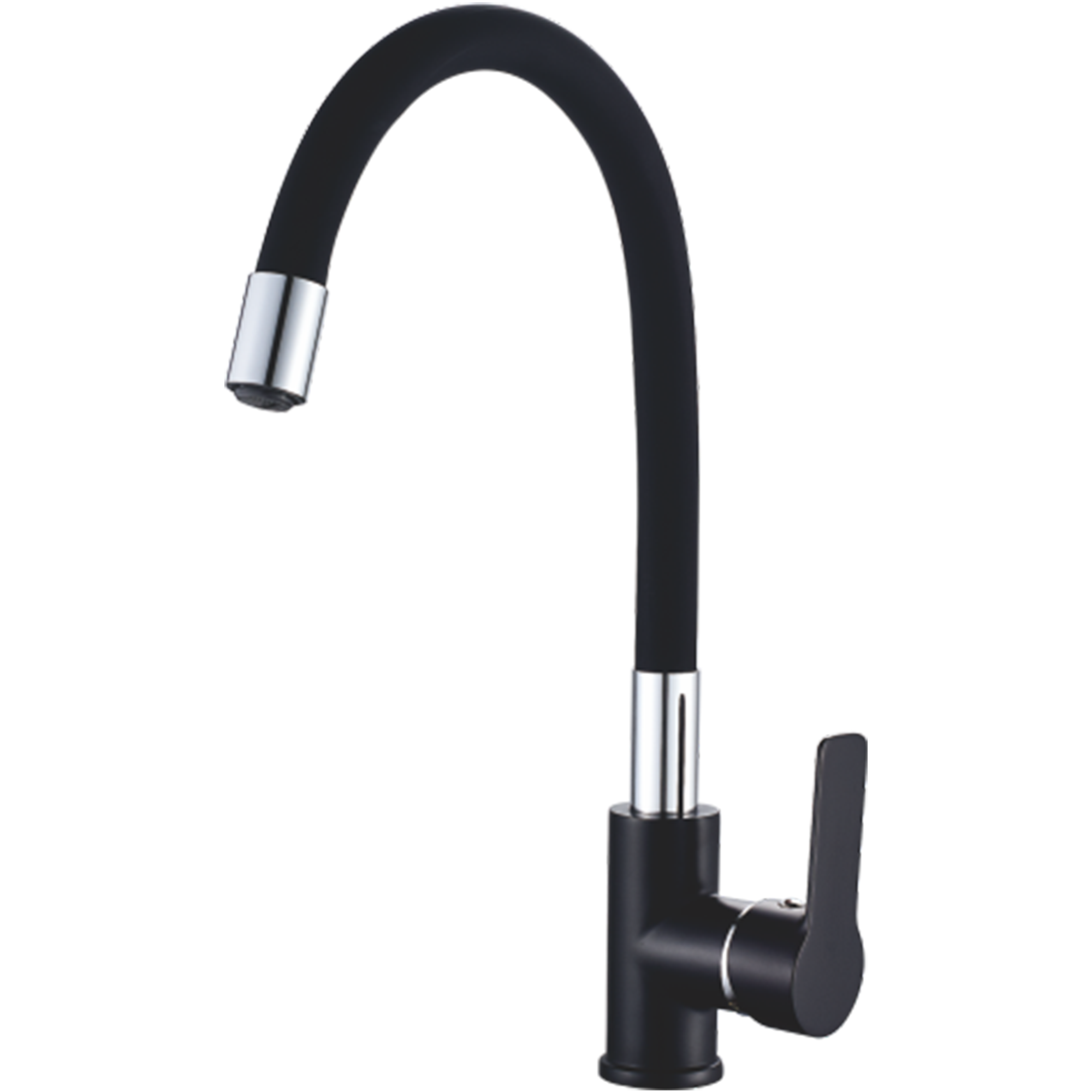 Смеситель для кухни Haiba HB 70113-7, черный