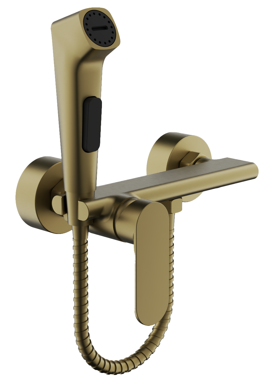 Смеситель с гигиенической лейкой Золотой B55645-5