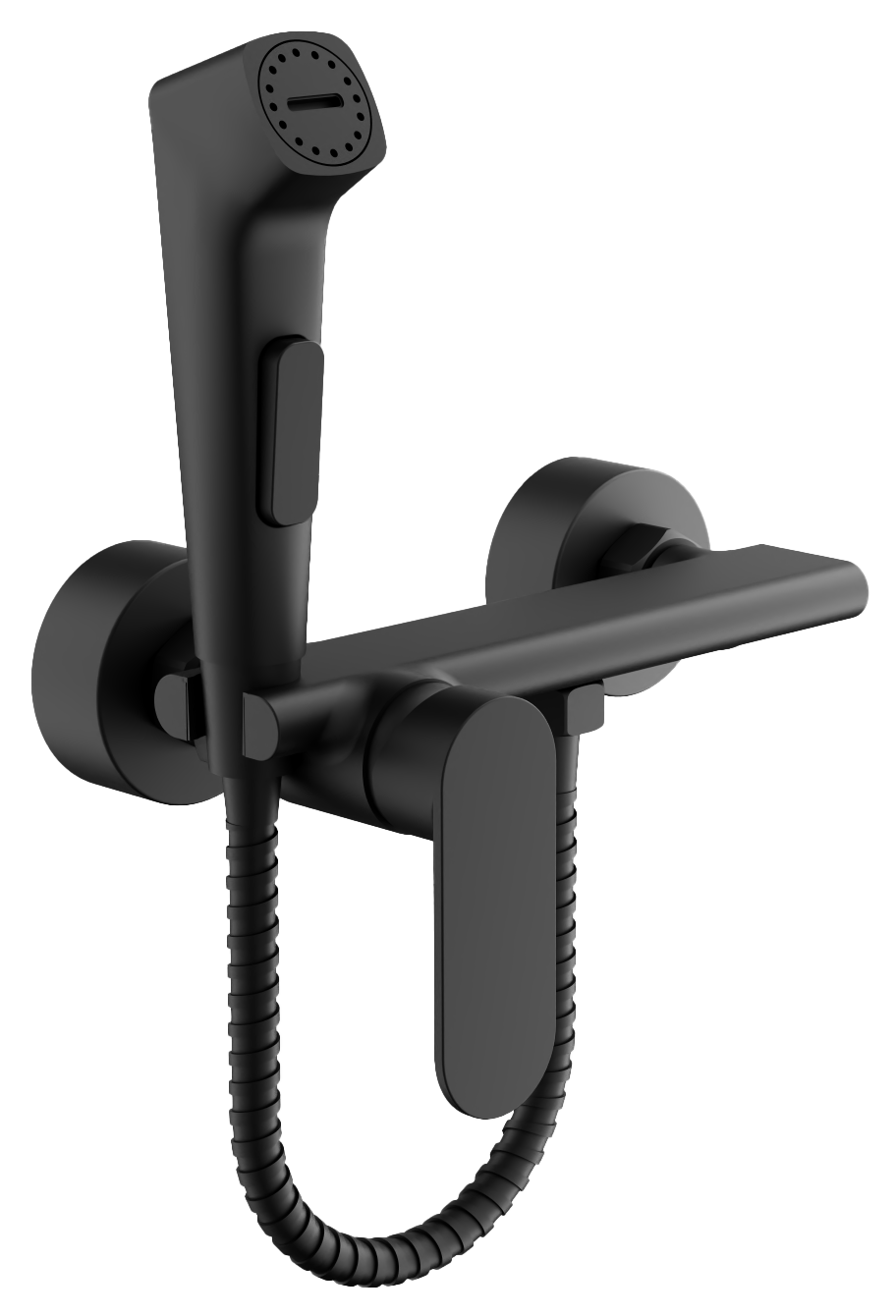 Смеситель с гигиенической лейкой Черный B55645-7