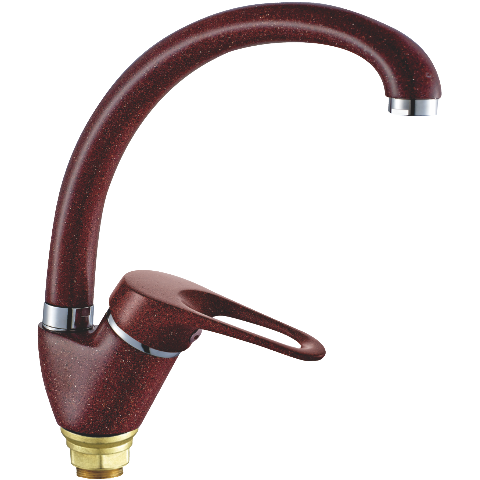 Смеситель для кухни Haiba HB 4113-11, бордовый