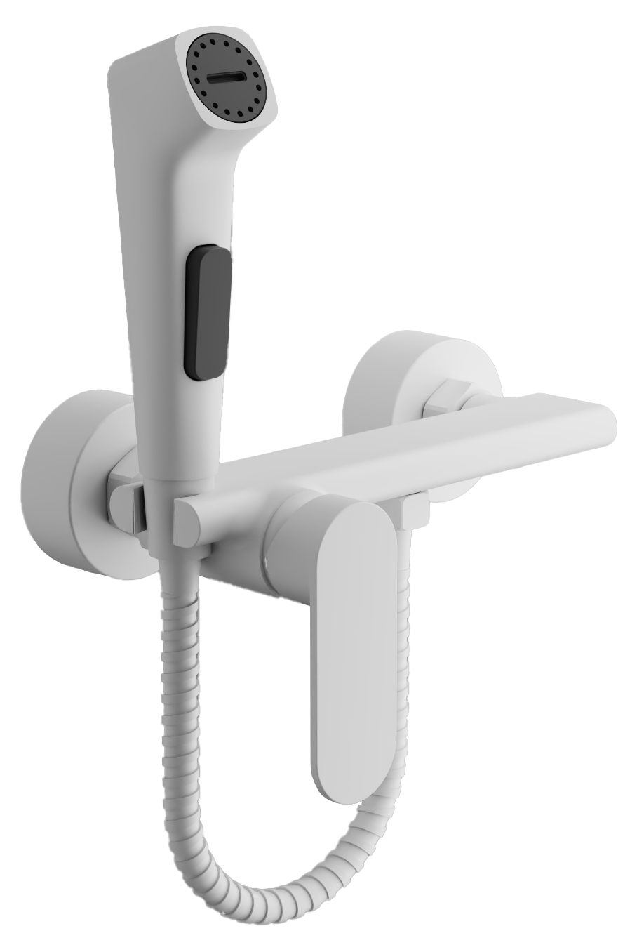 Смеситель с гигиенической лейкой Белый B55645-8