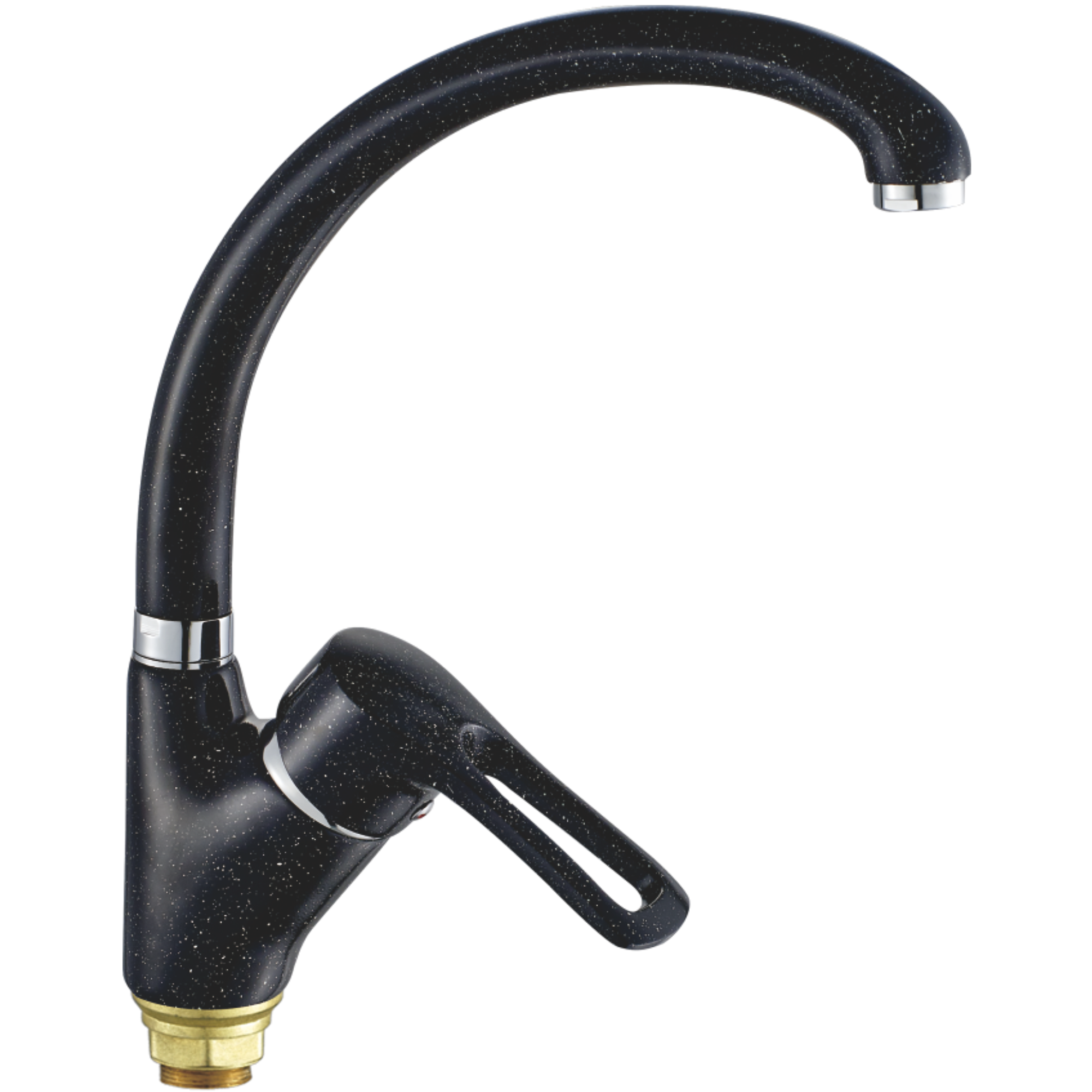 Смеситель для кухни Haiba HB 4166-7, черный