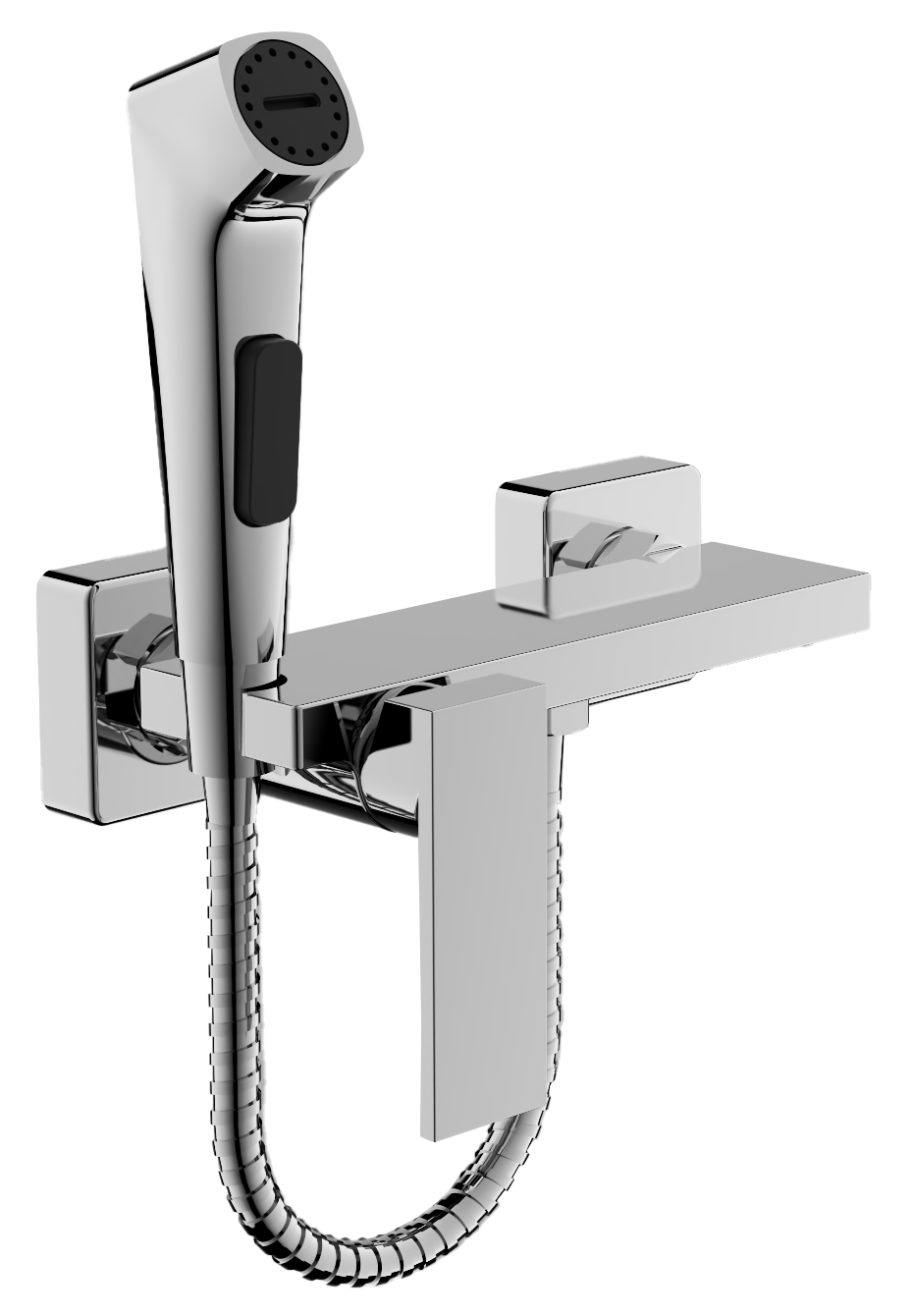 Смеситель с гигиенической лейкой Хром B55653