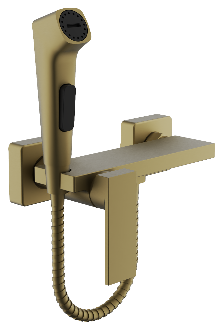 Смеситель с гигиенической лейкой Золотой B55653-5