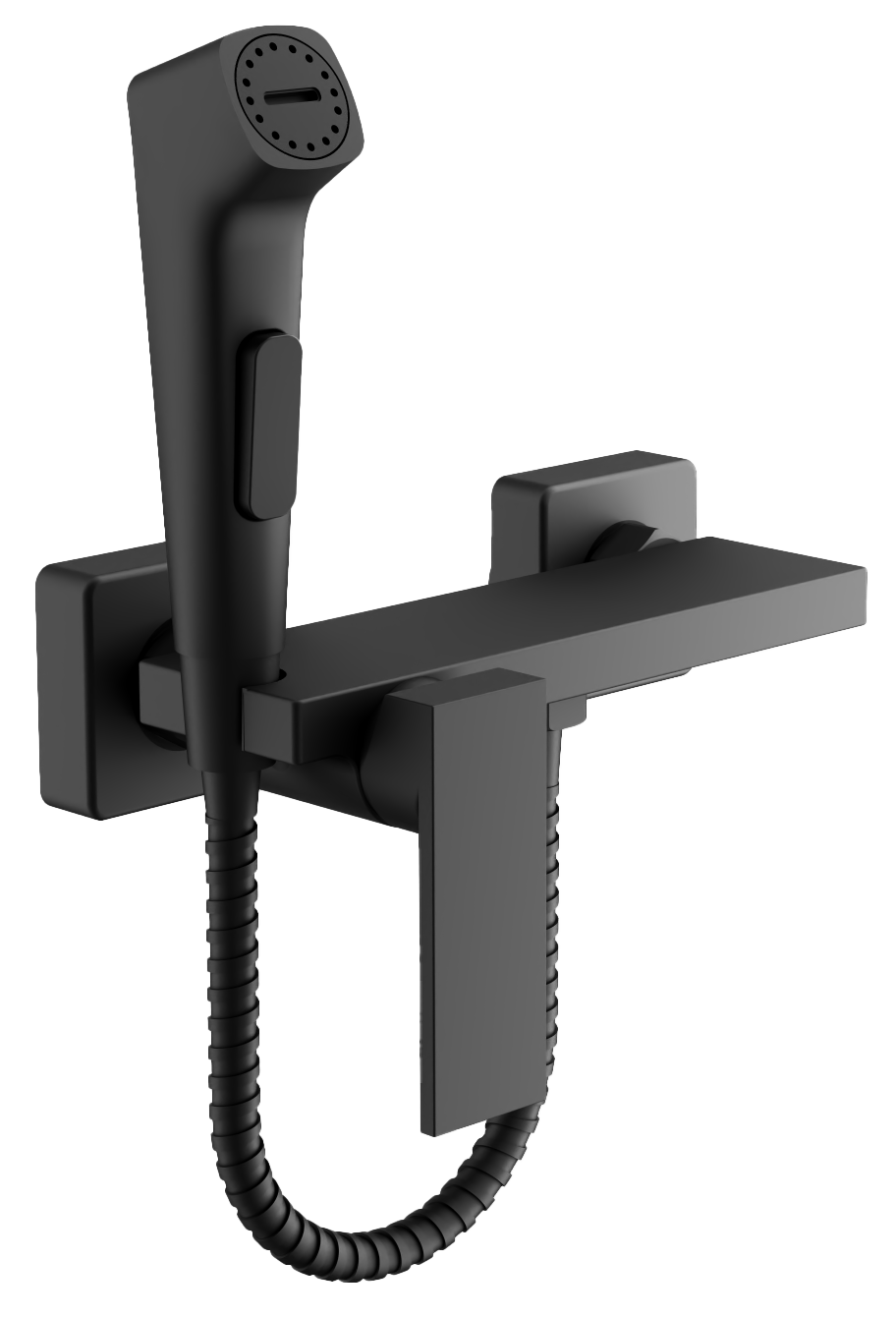 Смеситель с гигиенической лейкой Черный B55653-7