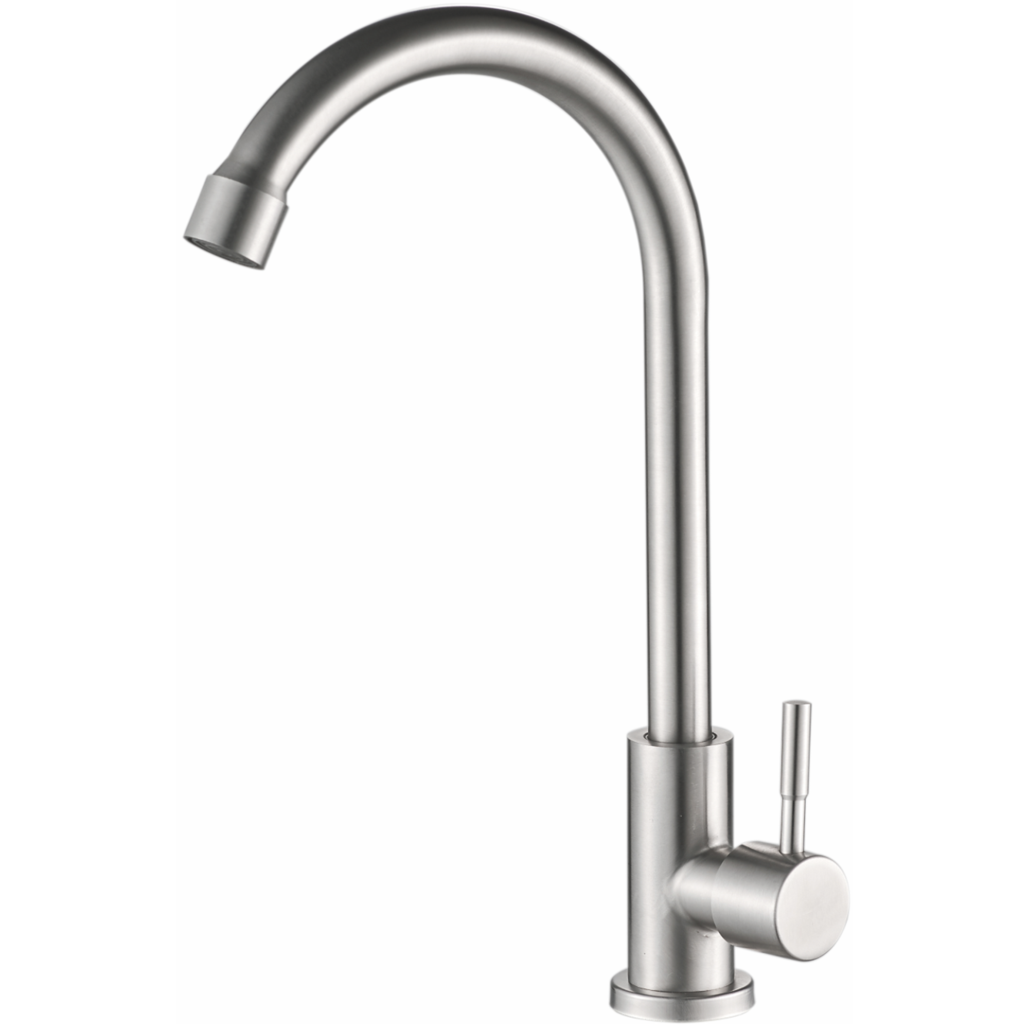 Моно кран, нержавеющая сталь Haiba HB 4183, сталь