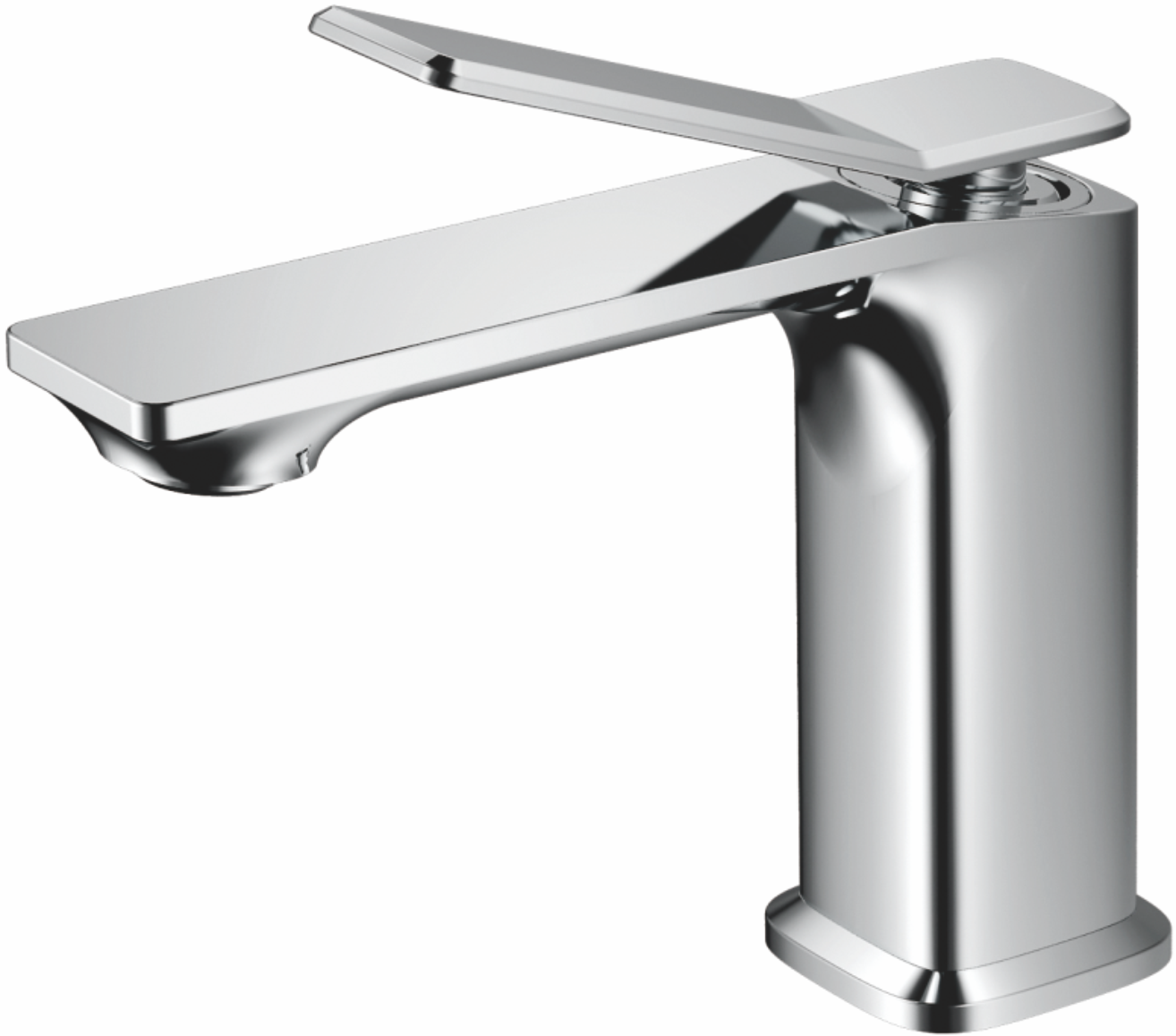 Смеситель для раковины, латунь, хром B10618