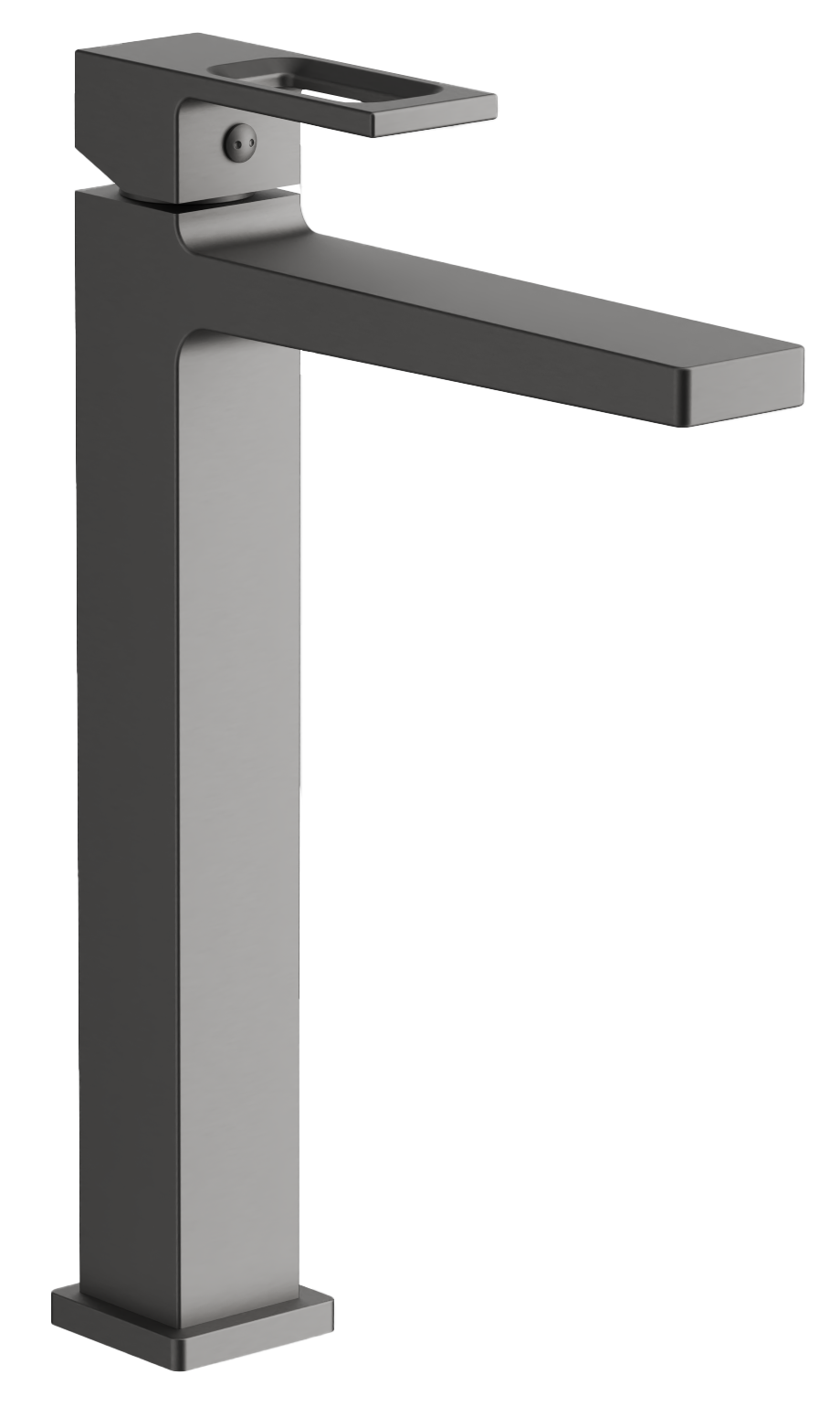 Смеситель для раковины Высокий Оружейная сталь B11658-3