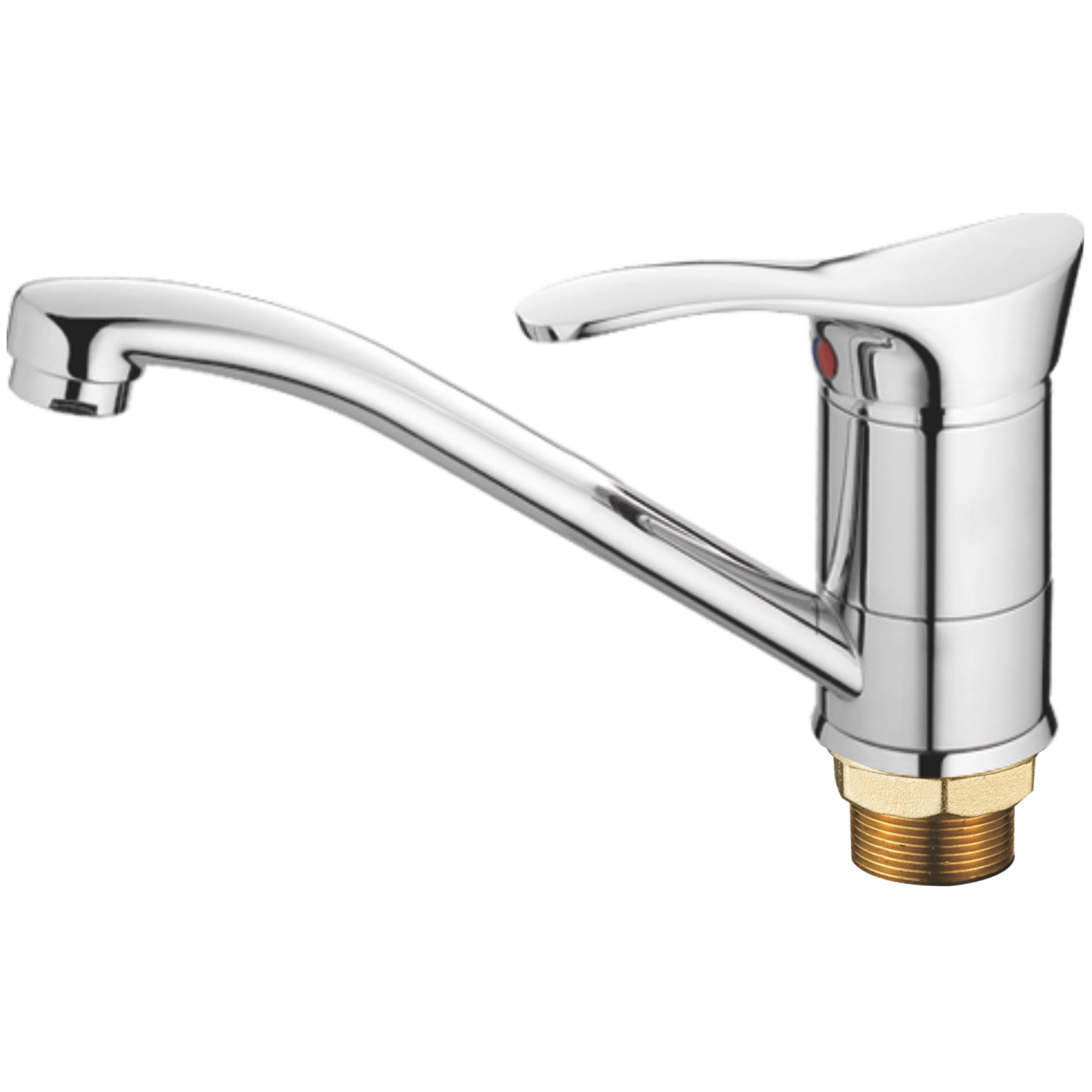 Смеситель для кухни Haiba HB 4501-2, хром