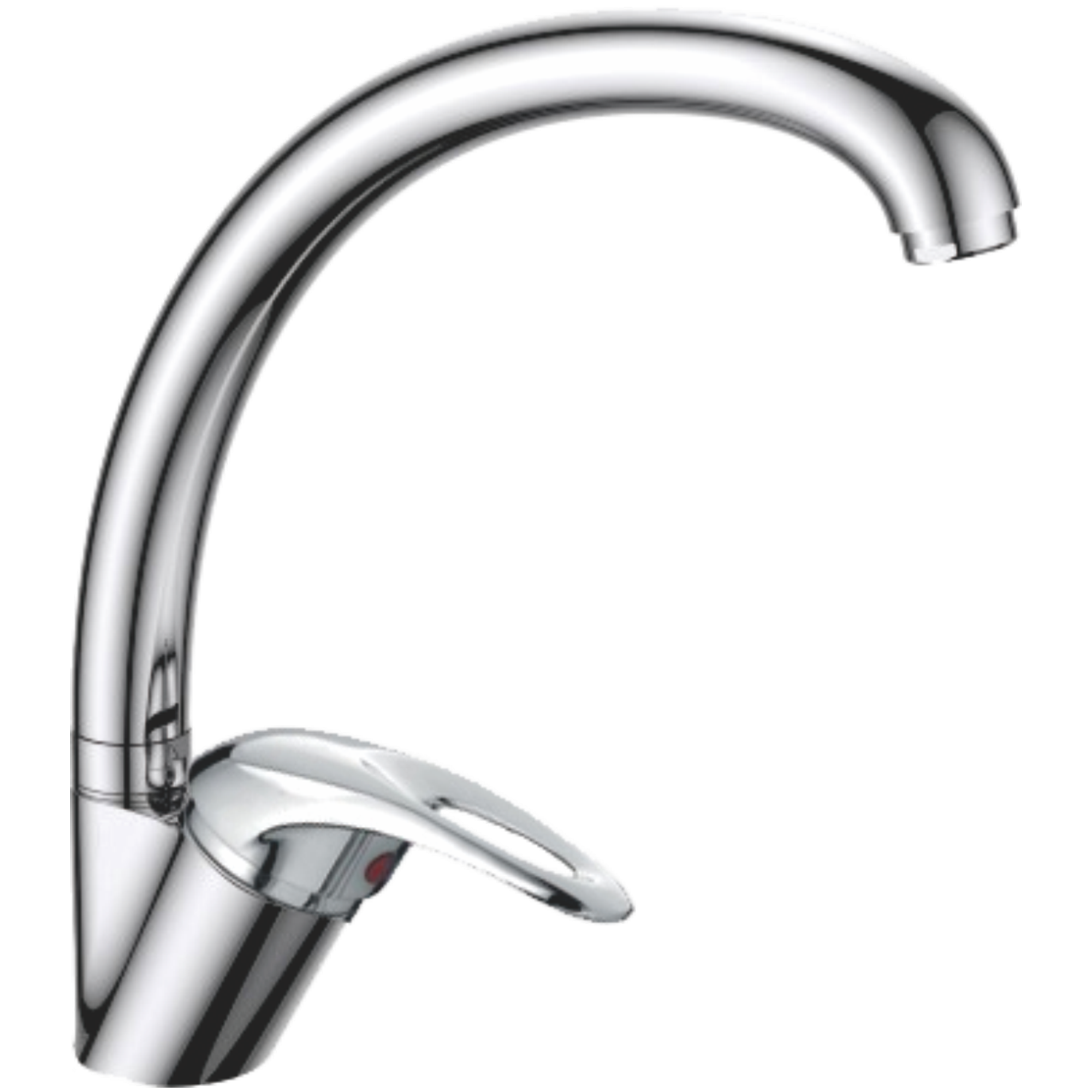 Смеситель для кухни Haiba HB 4103-2, хром