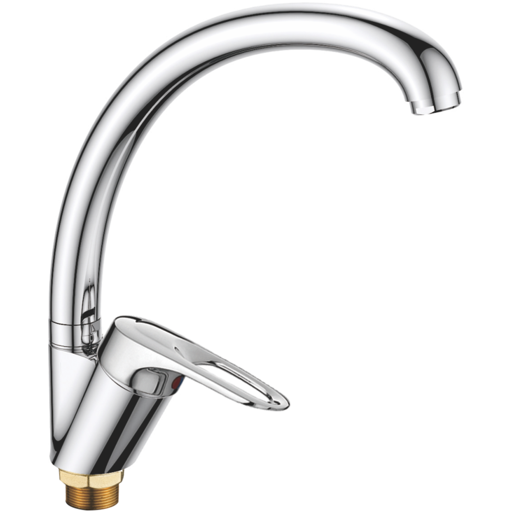 Смеситель для кухни Haiba HB 4104-2, хром