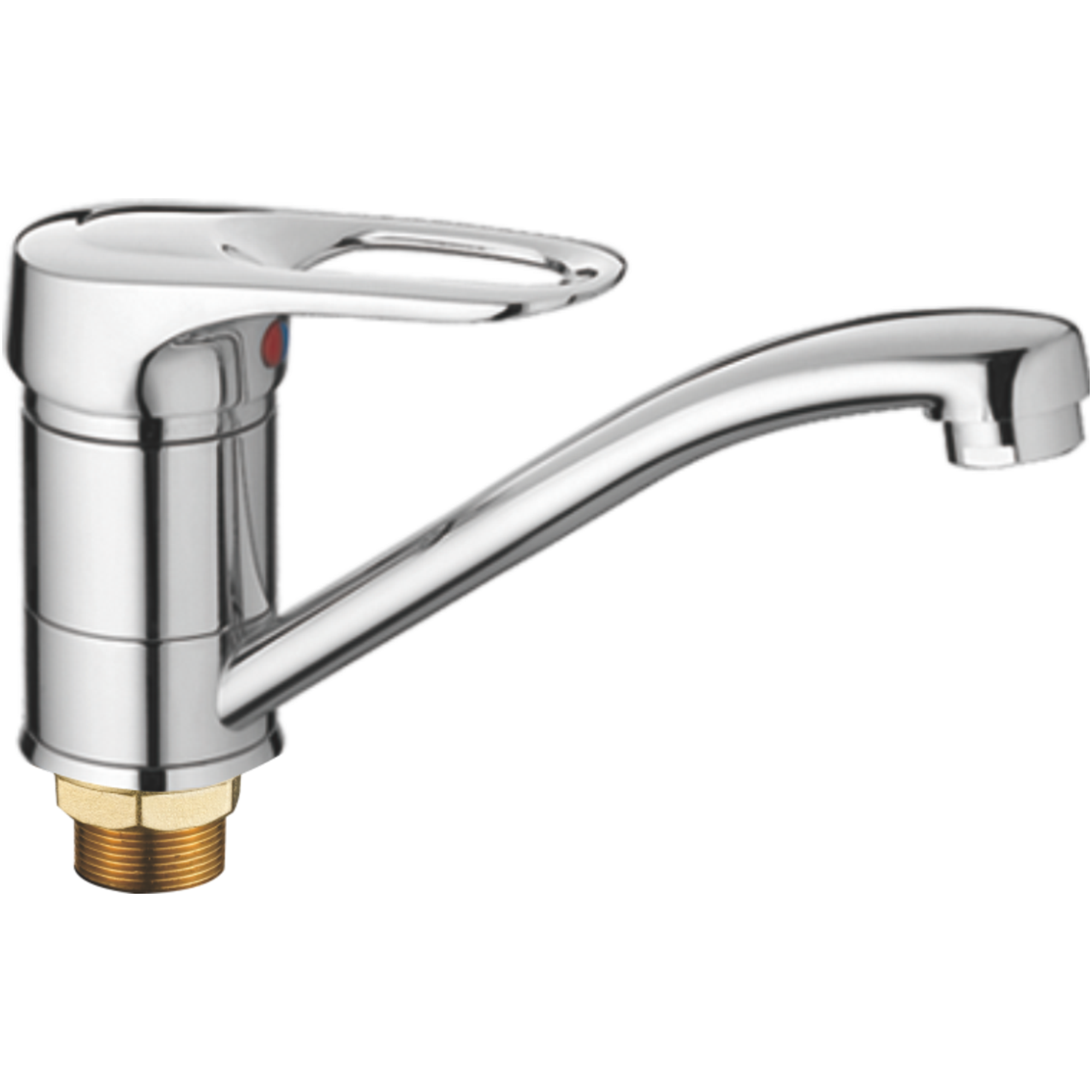 Смеситель для кухни Haiba HB 4504-2, хром