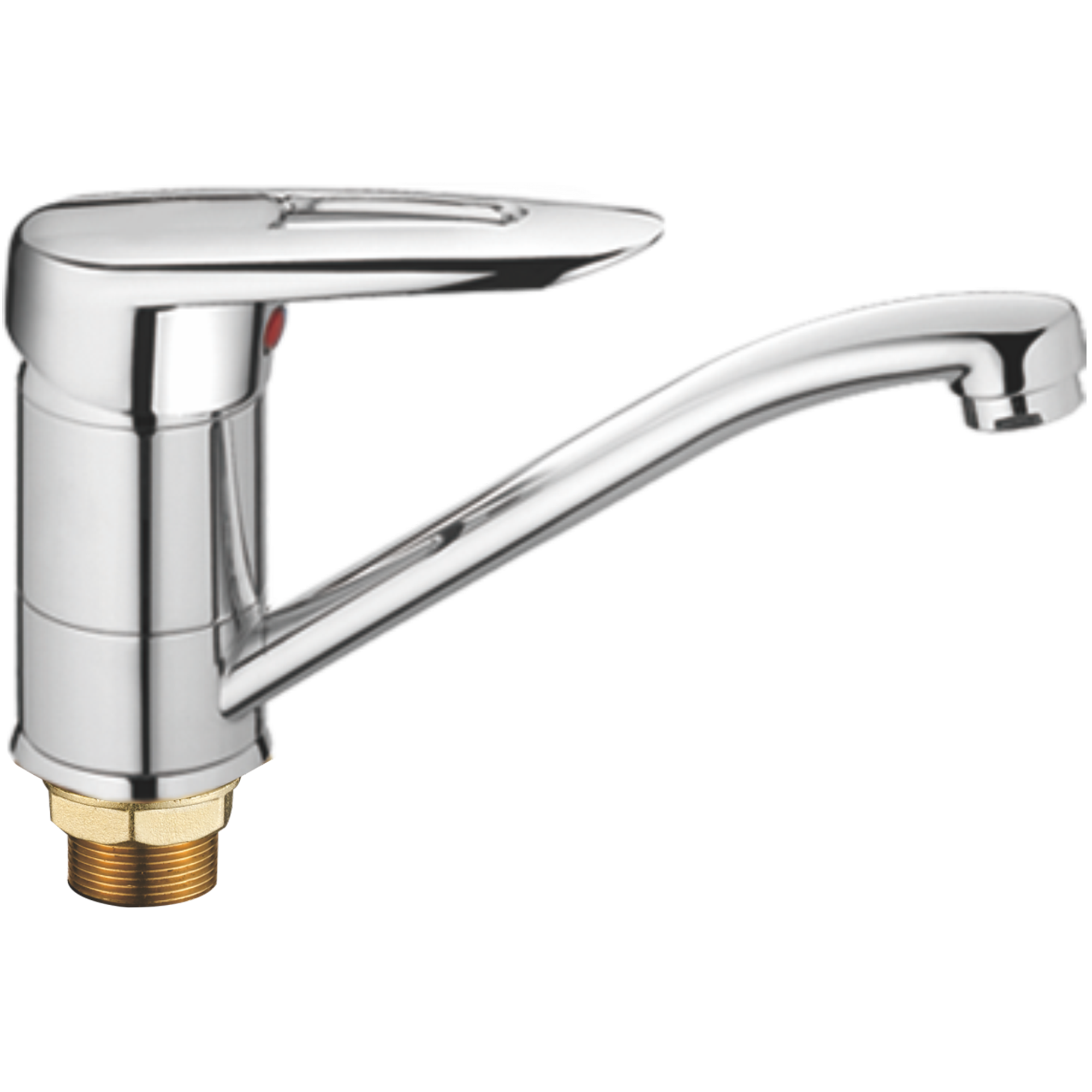 Смеситель для кухни Haiba HB 4507-2, хром