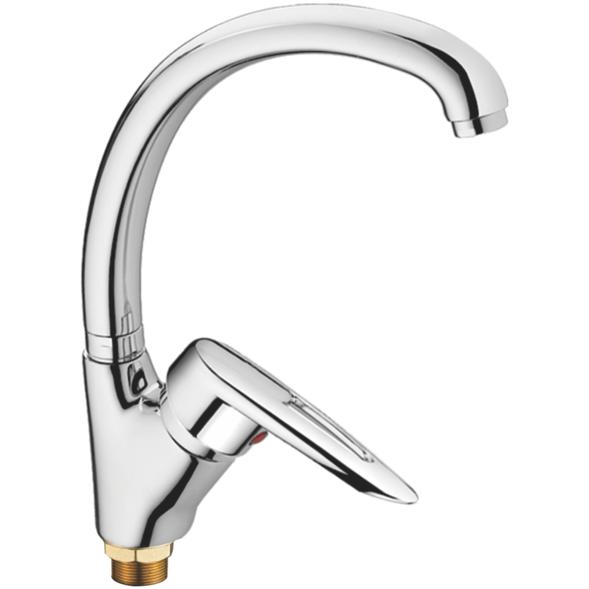 Смеситель для кухни Haiba HB 4107-2, хром