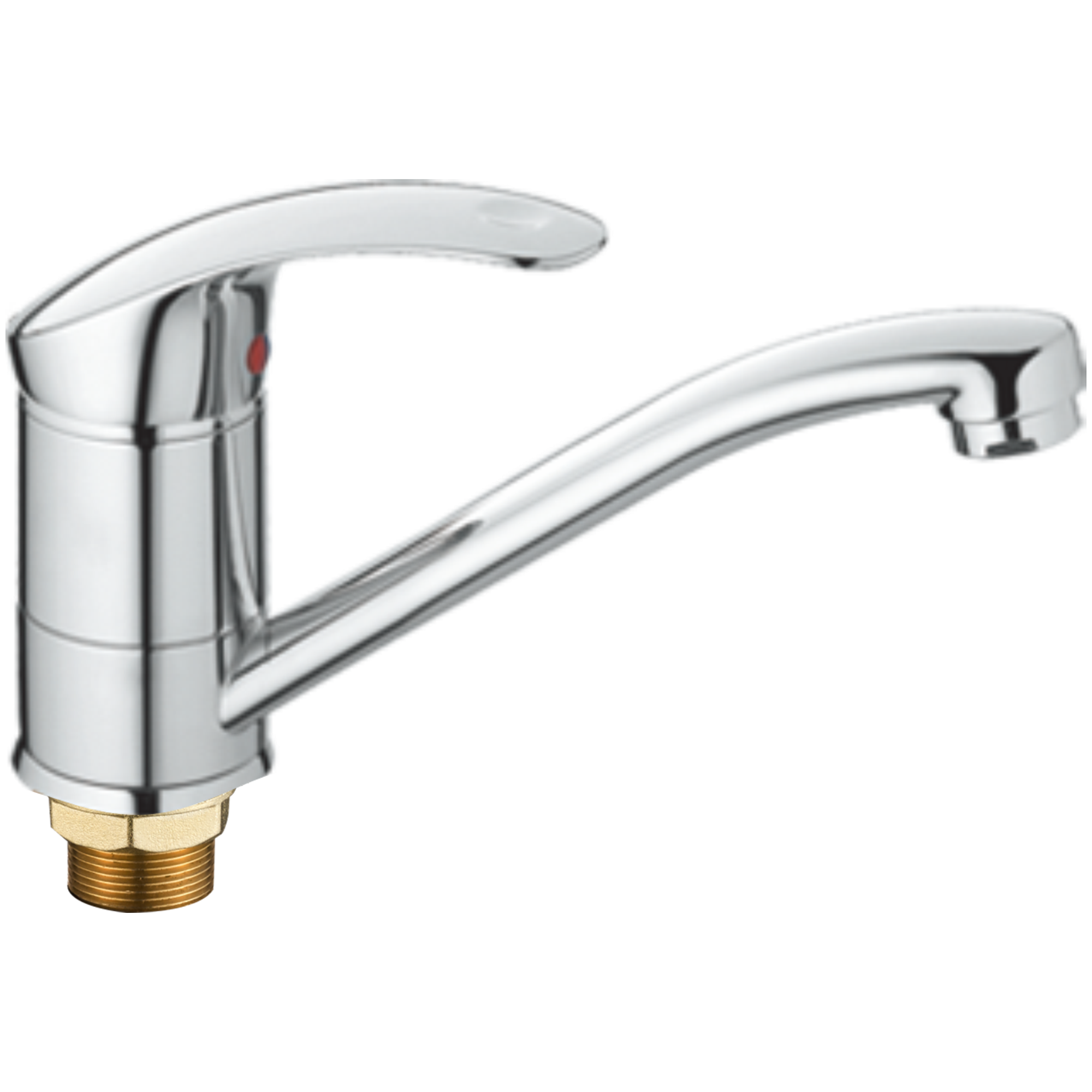 Смеситель для кухни Haiba HB 4521-2, хром