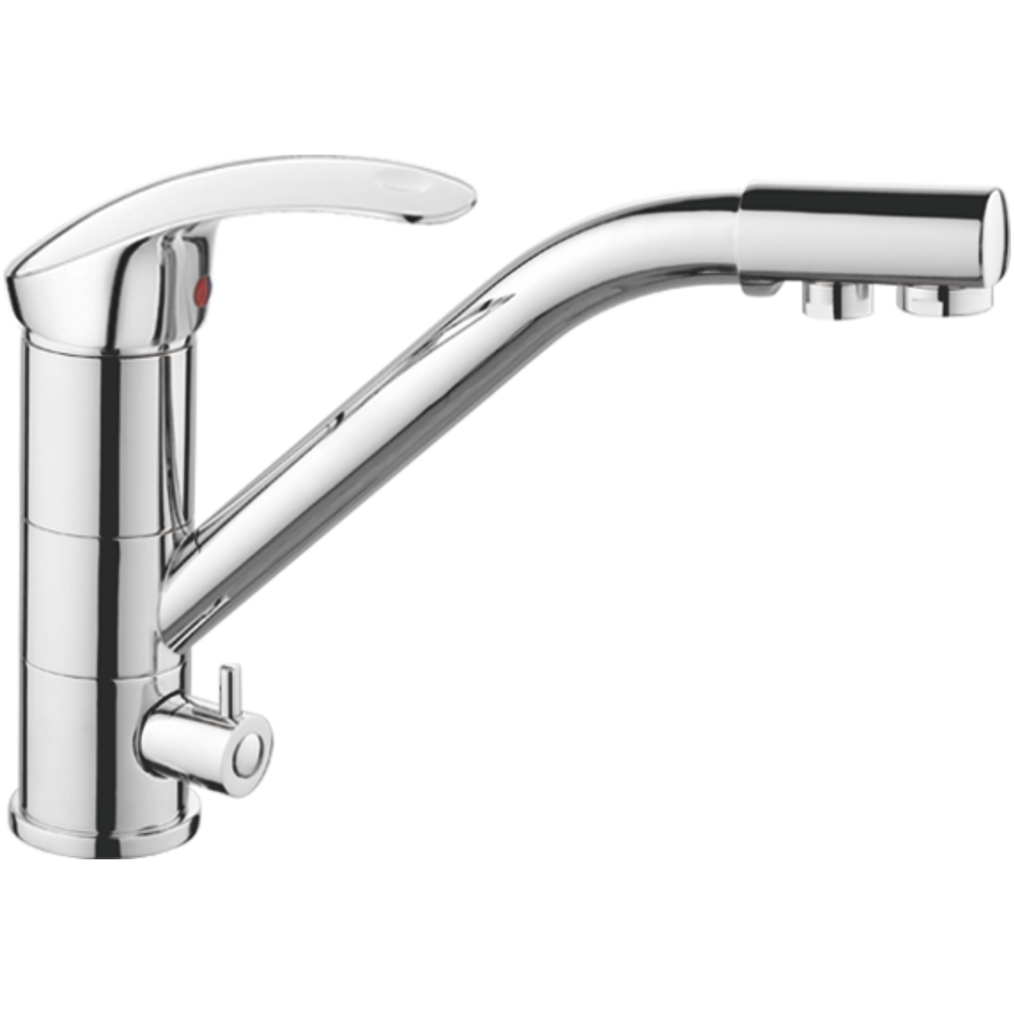 Смеситель для кухни Haiba HB 4321, хром