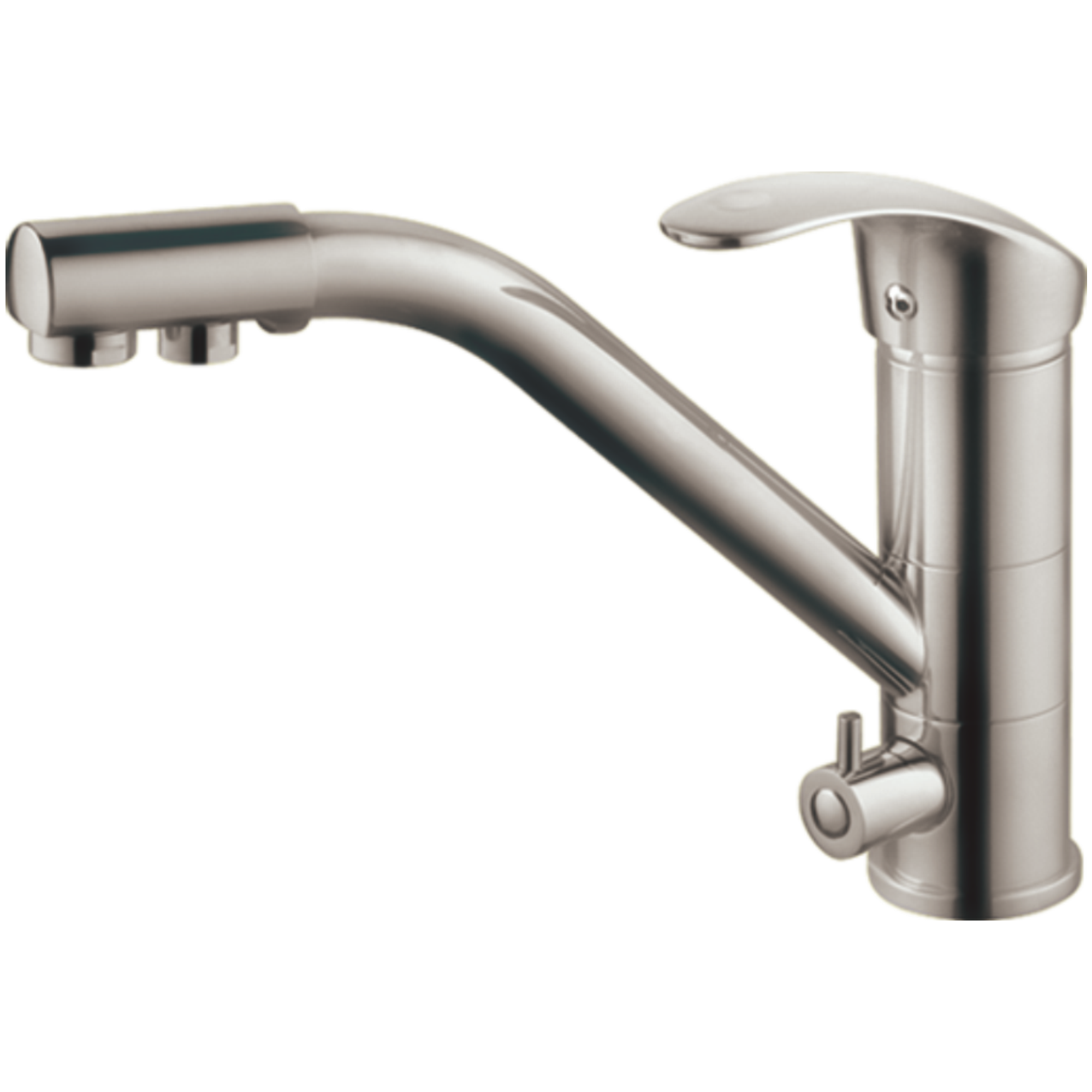 Смеситель для кухни Haiba HB 4321-5, сатин