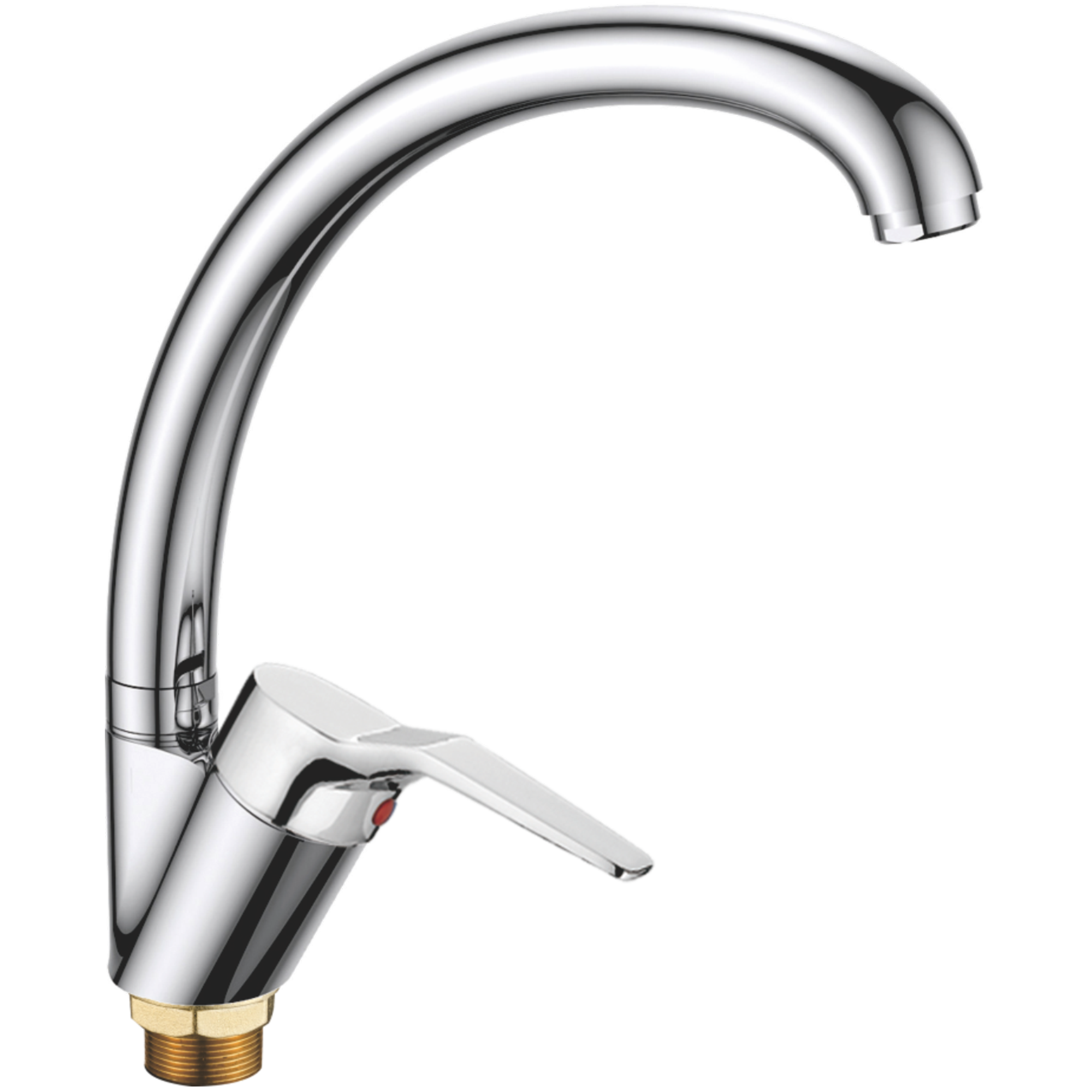 Смеситель для кухни Haiba HB 4163-2, хром