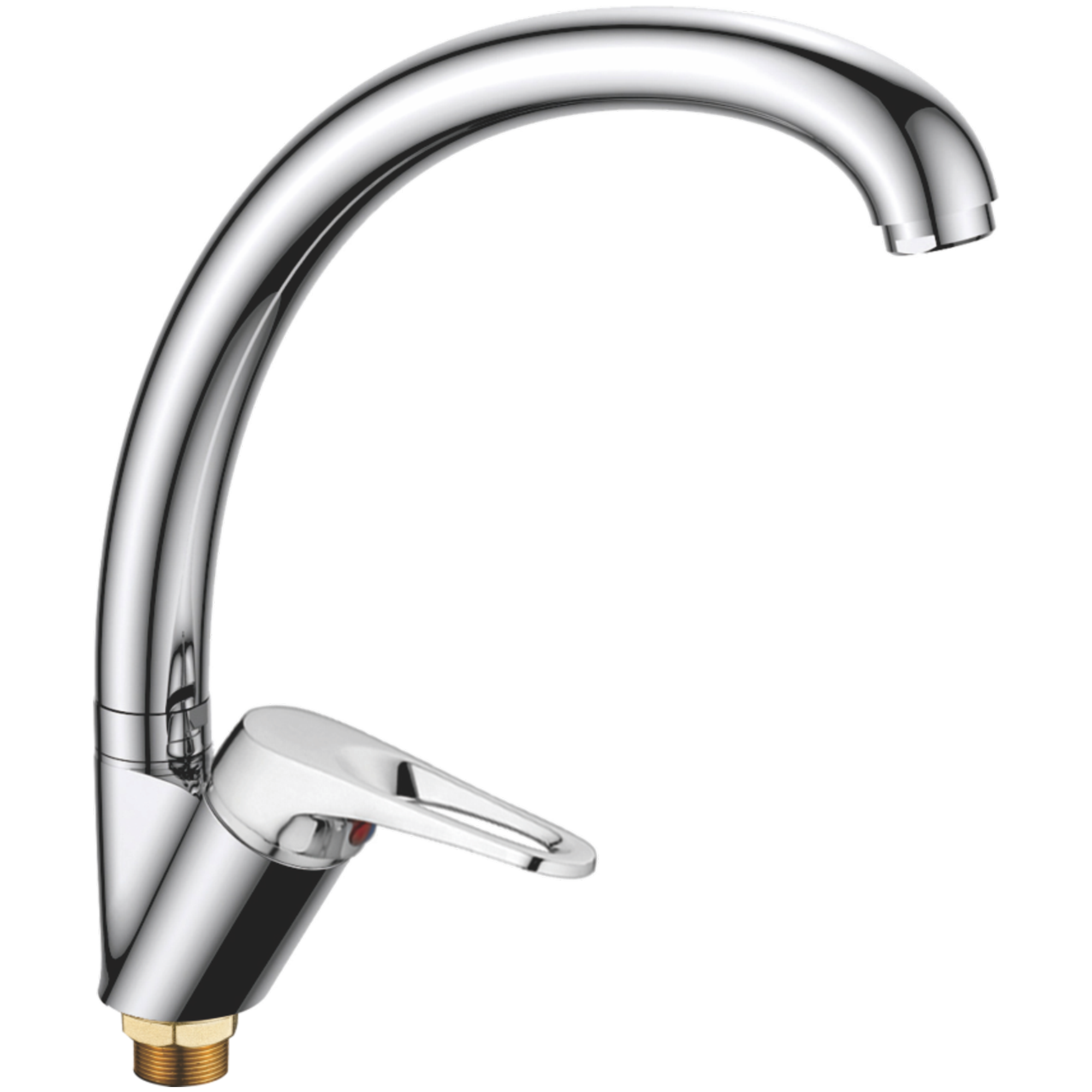 Смеситель для кухни Haiba HB 4113-2, хром