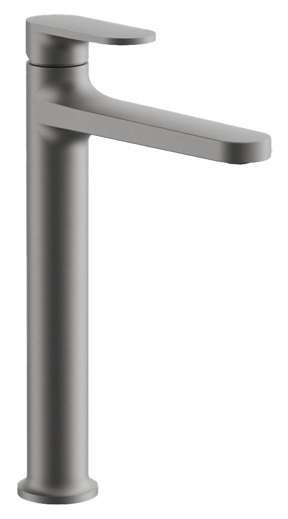 Смеситель для раковины Высокий Оружейная сталь B11713-3