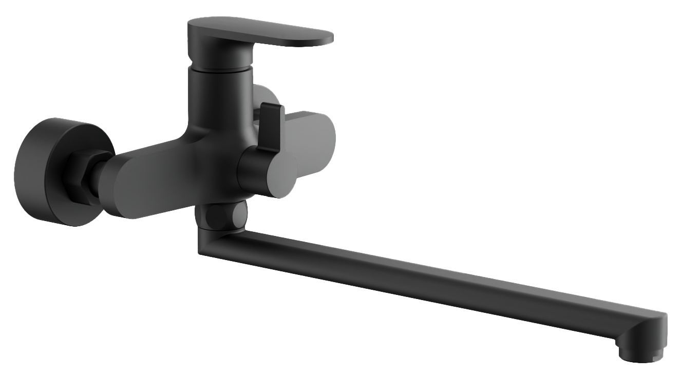 Смеситель для ванны Черный B22713-7