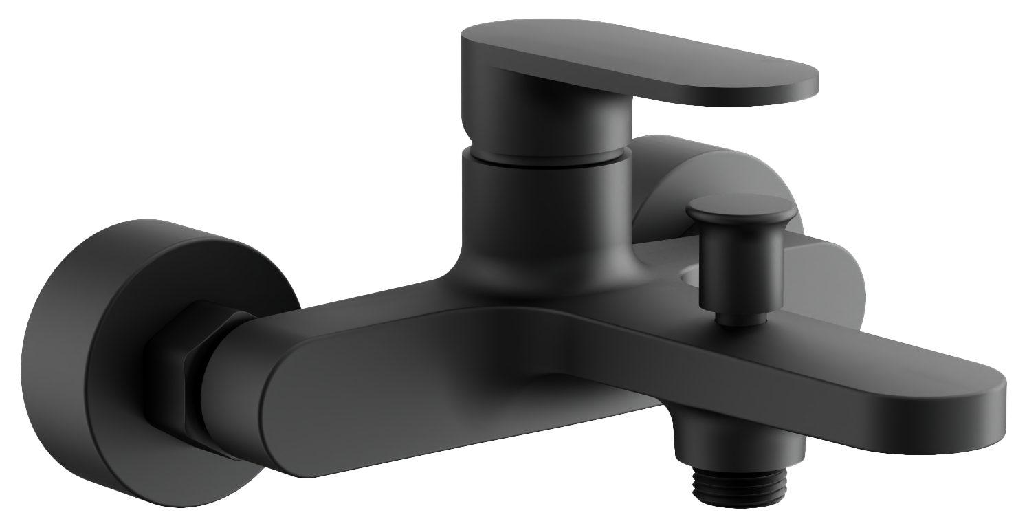 Смеситель для ванны Черный B61713-7