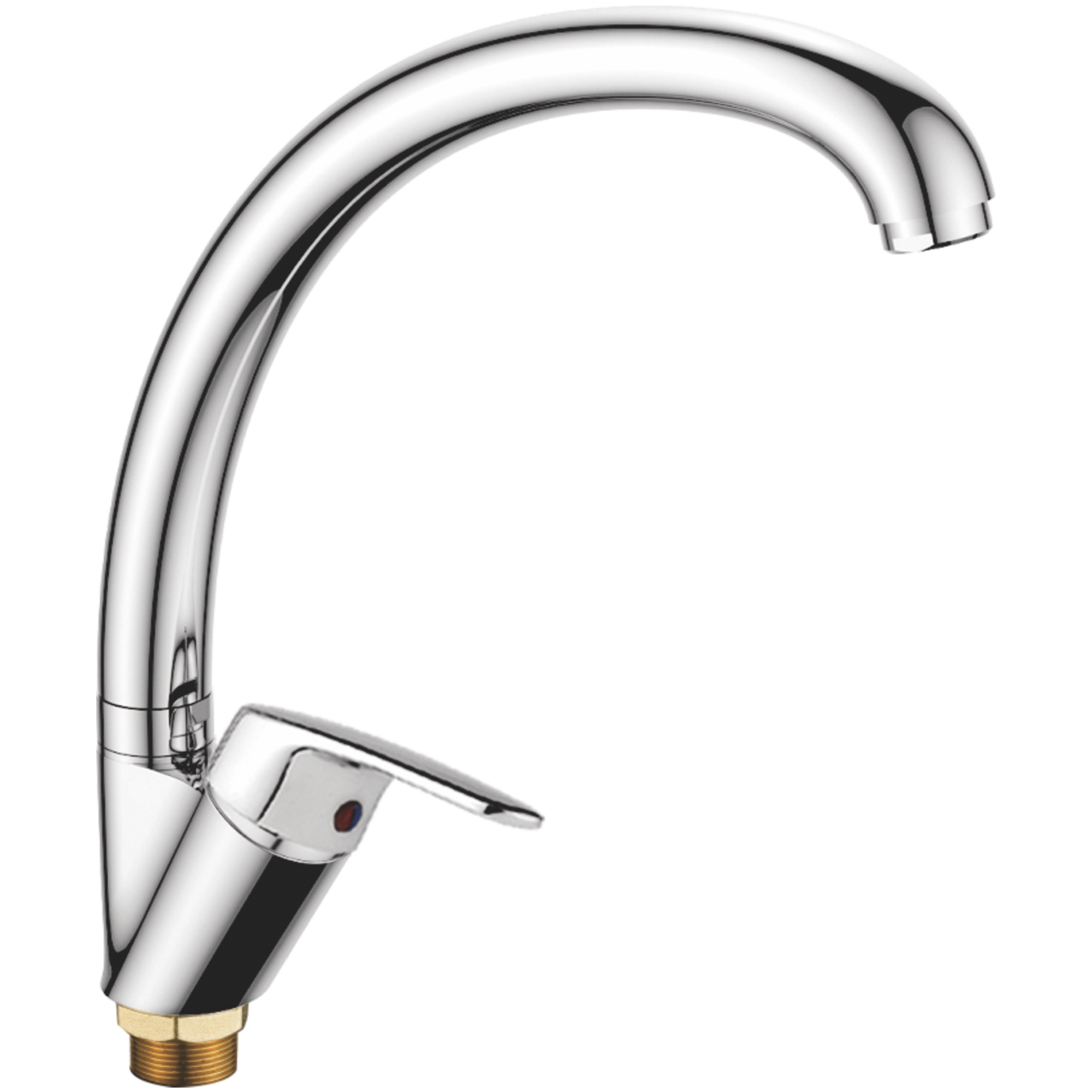 Смеситель для кухни Haiba HB 4116-2, хром