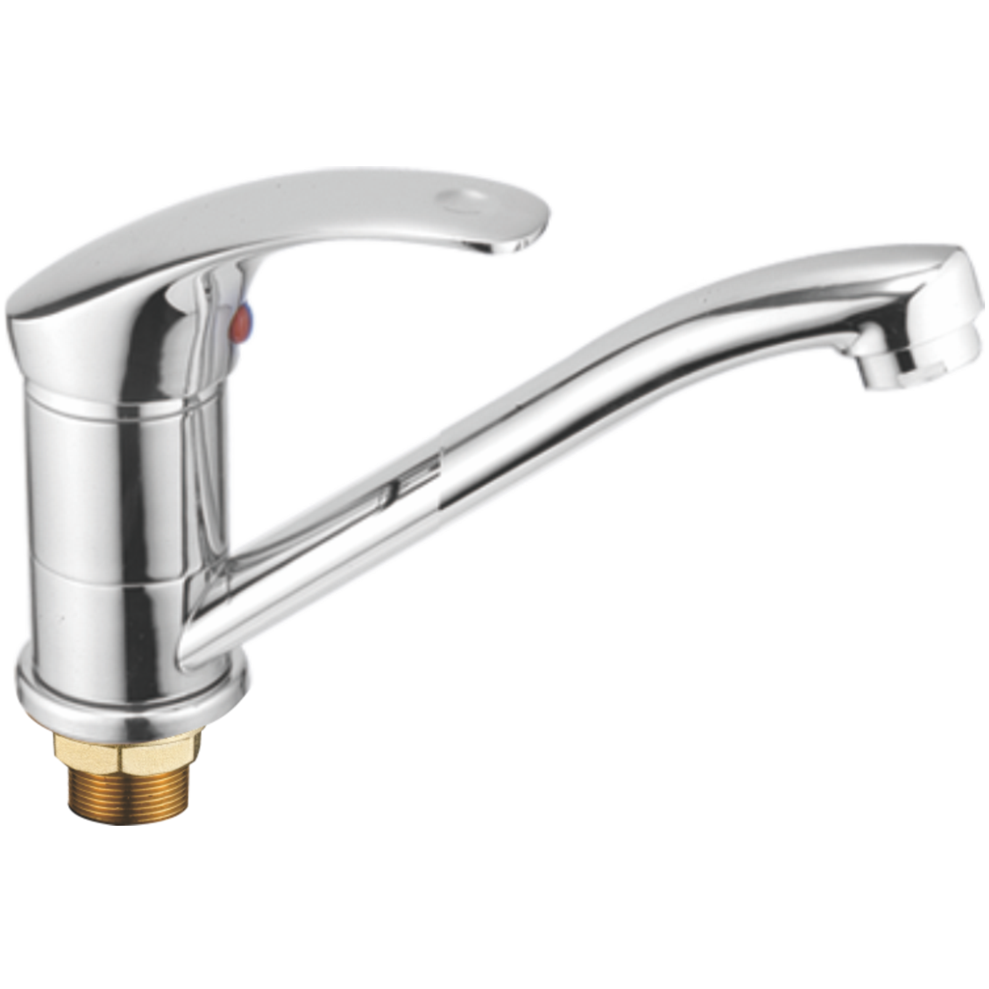 Смеситель для кухни Haiba HB 4536-2, хром