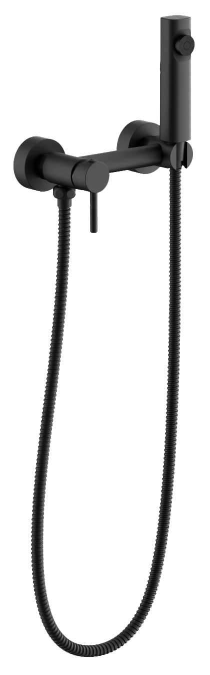 Смеситель с гигиенической лейкой Черный B55803-7