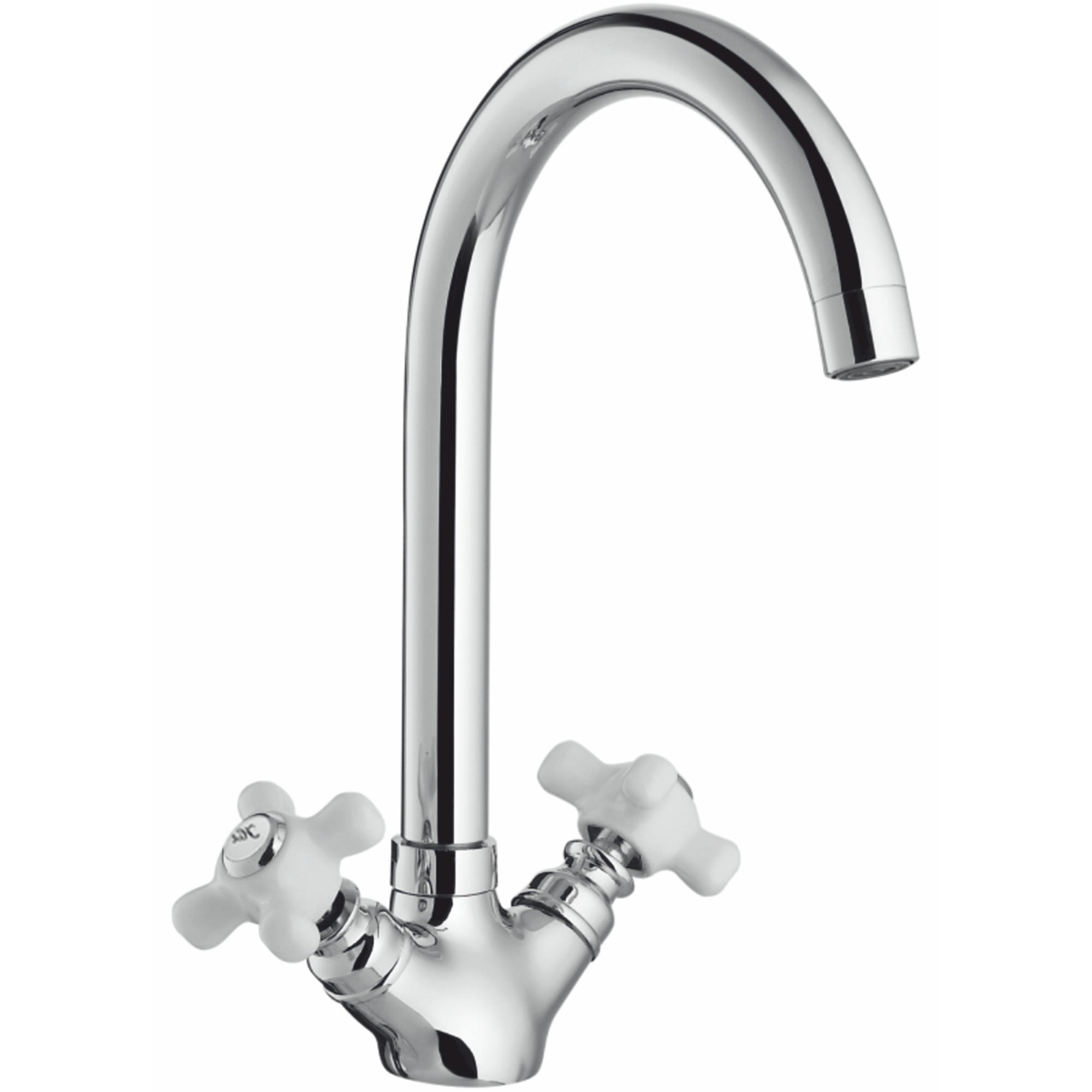 Смеситель для кухни Haiba HB 4118, хром