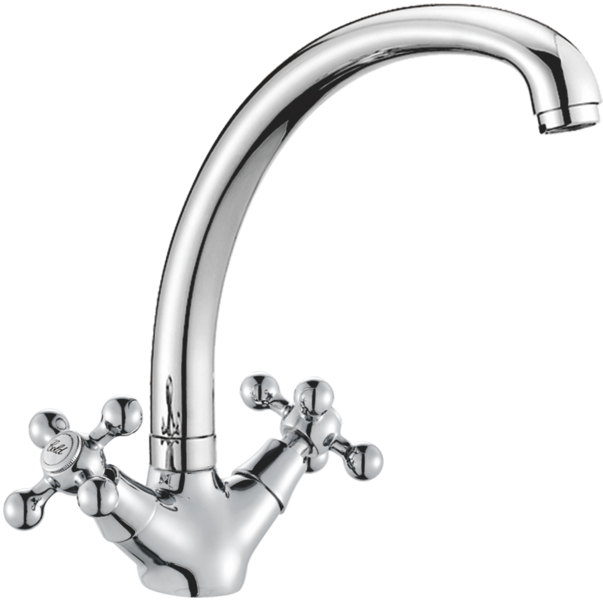 Смеситель для кухни Haiba HB 4719, хром