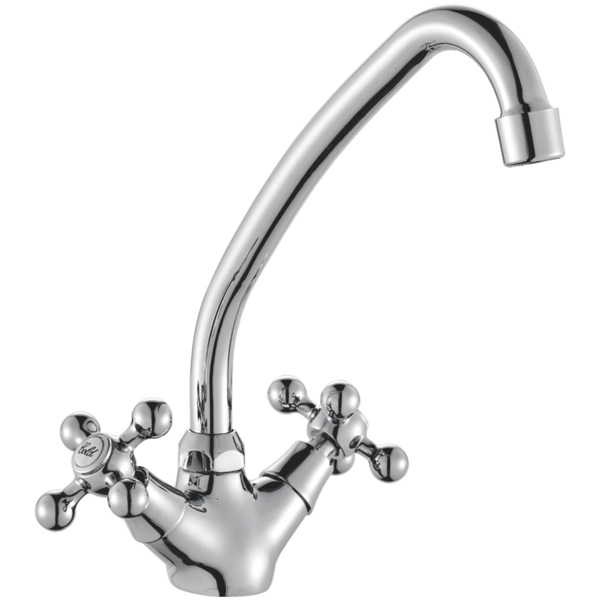 Смеситель для кухни Haiba HB 4519, хром