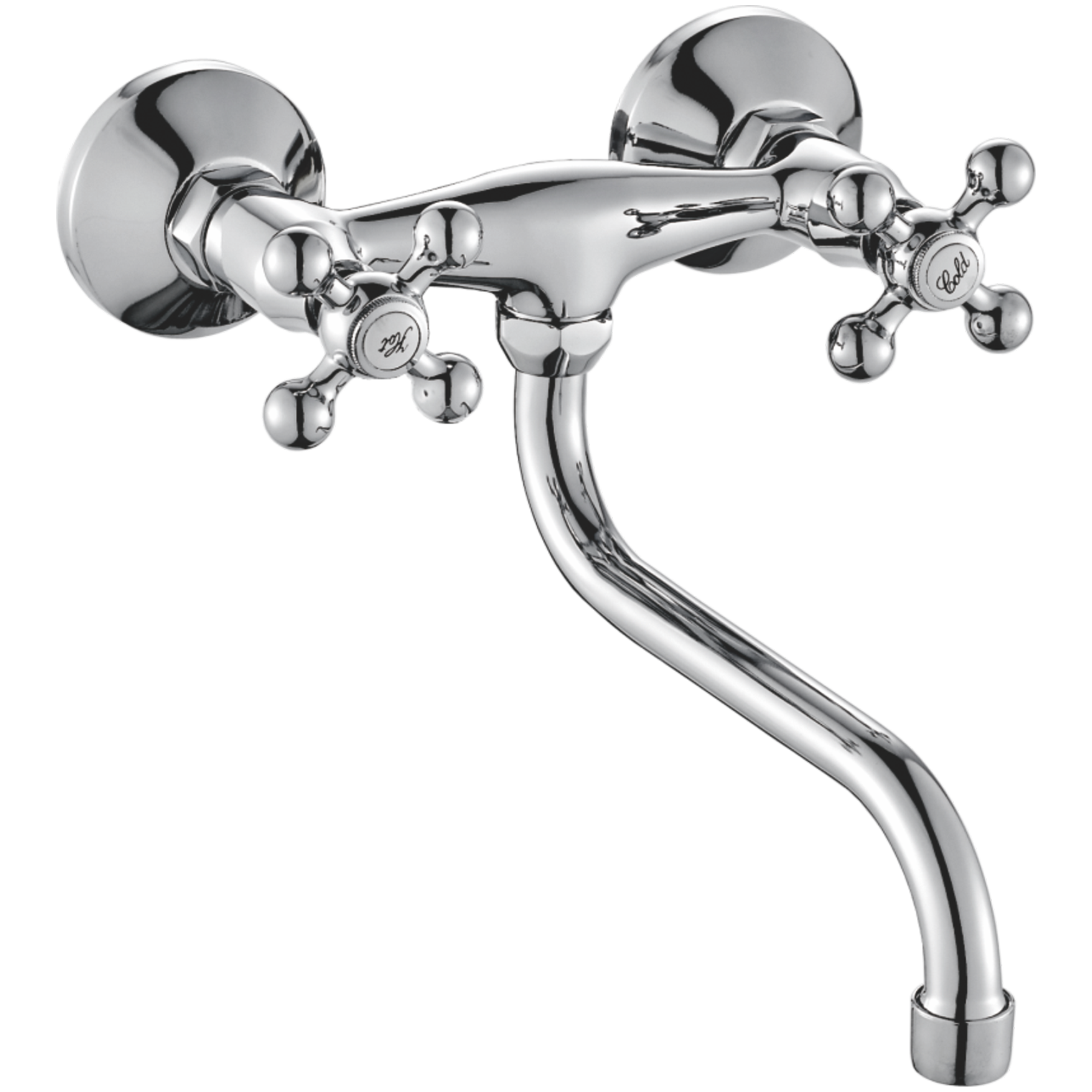 Смеситель для кухни Haiba HB 4319, хром