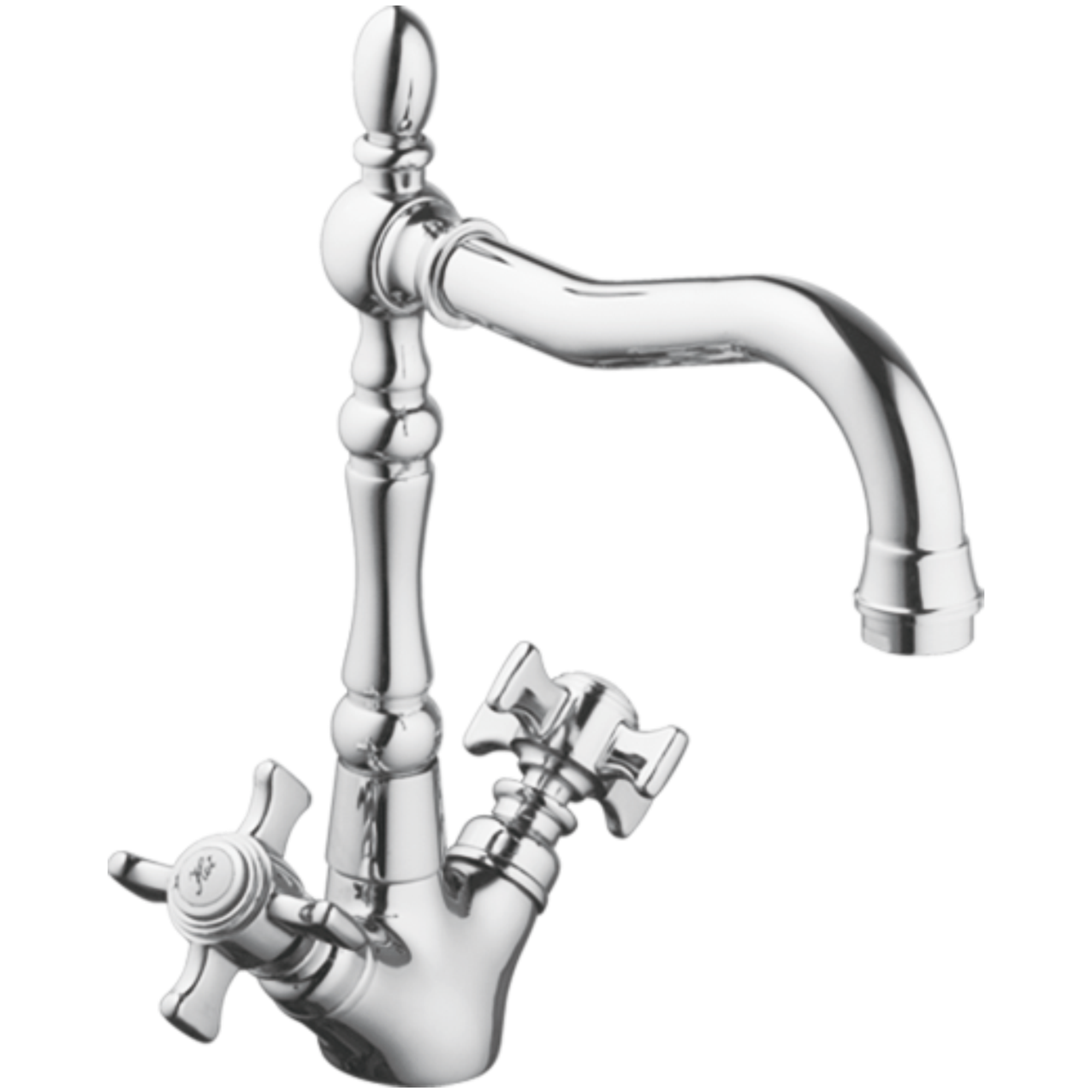 Смеситель для кухни Haiba HB 4324, хром