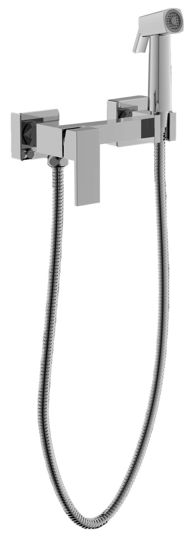 Смеситель с гигиенической лейкой Хром B55806