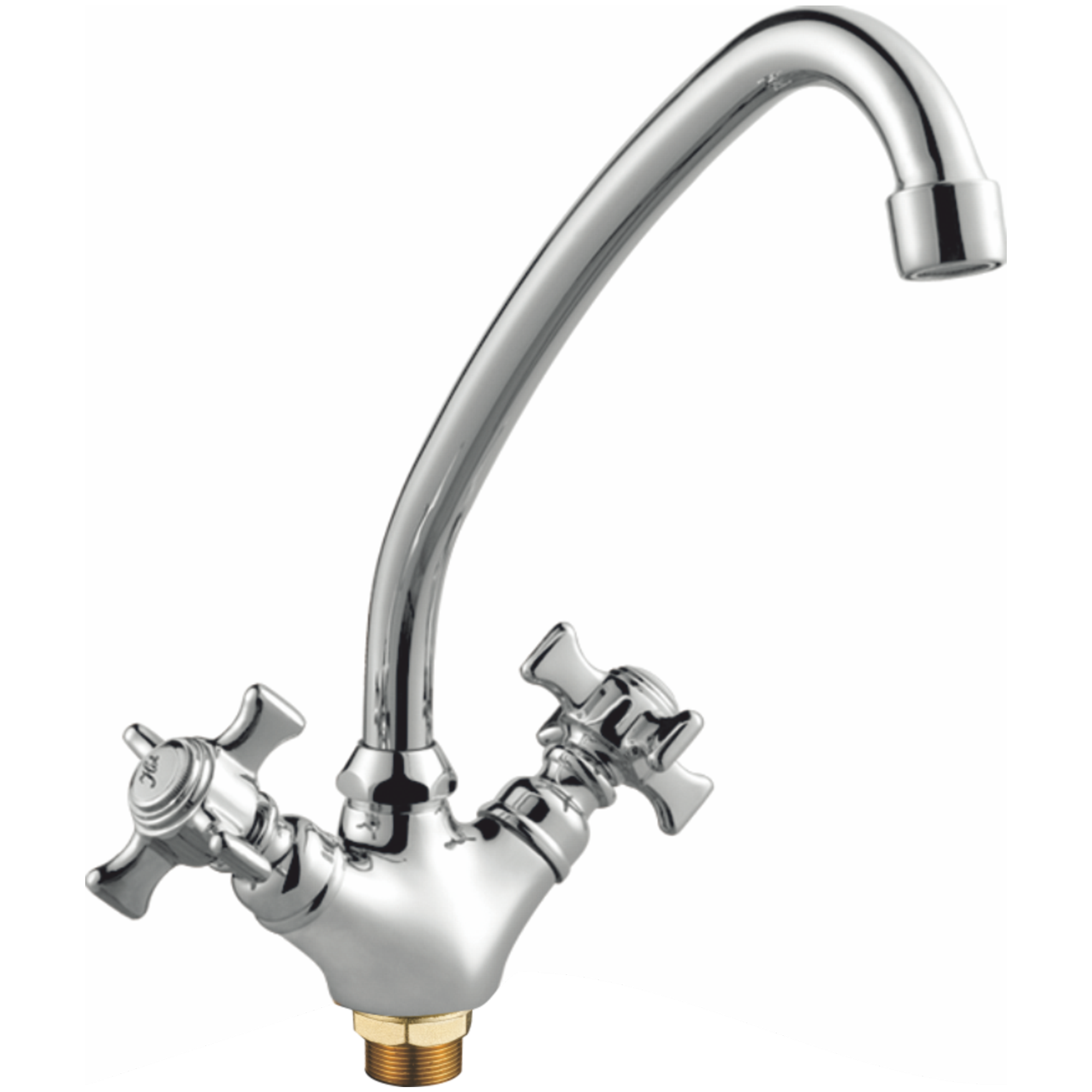 Смеситель для кухни Haiba HB 4924, хром