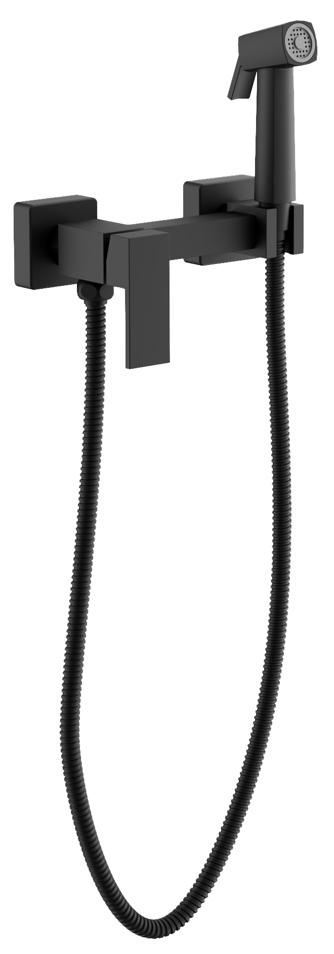 Смеситель с гигиенической лейкой Черный B55806-7