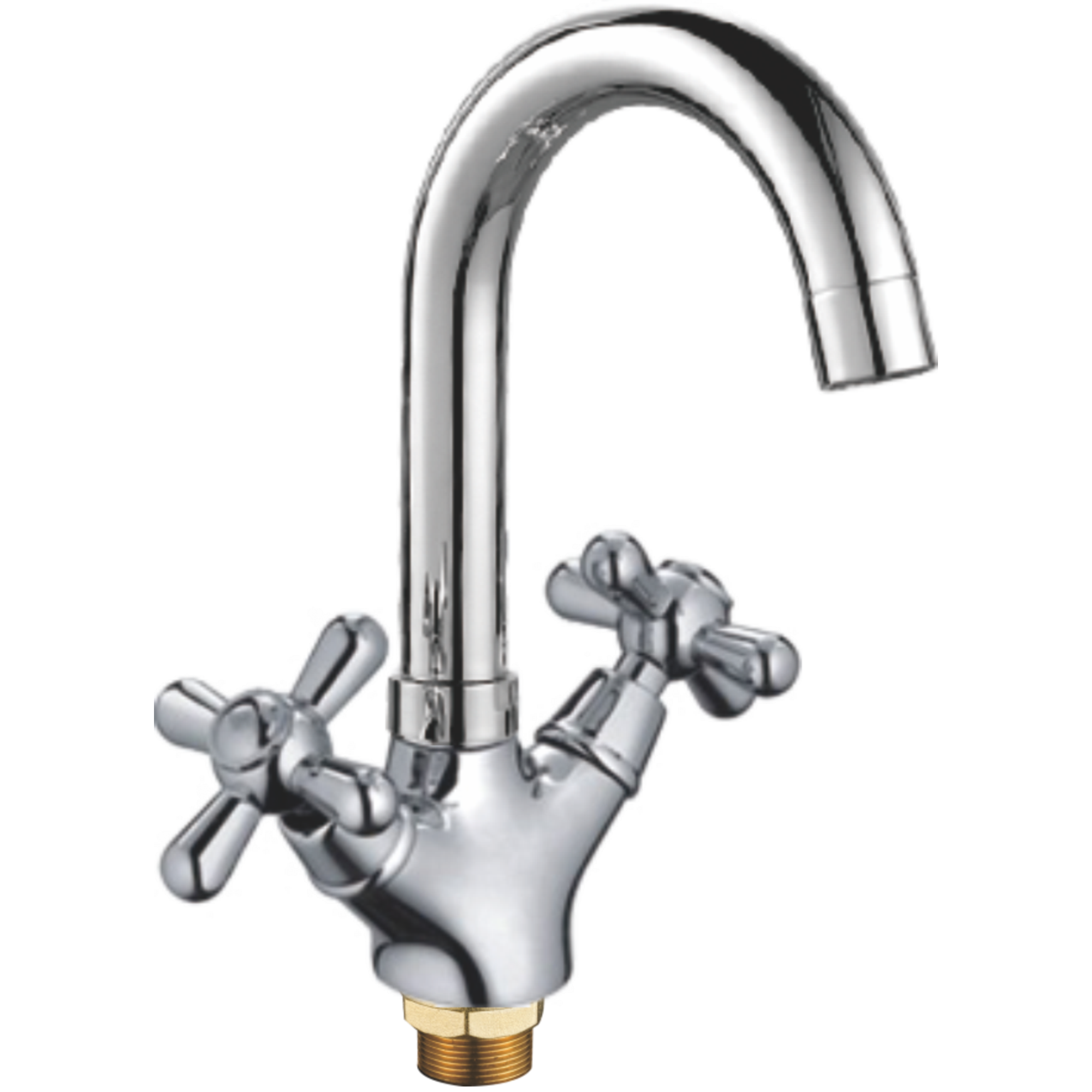 Смеситель для кухни Haiba HB 4525, хром